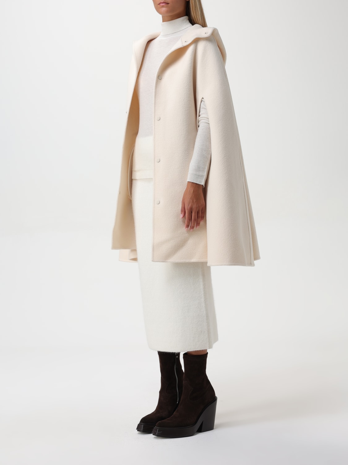 FABIANA FILIPPI COAT: Coat woman Fabiana Filippi, Butter - Img 4