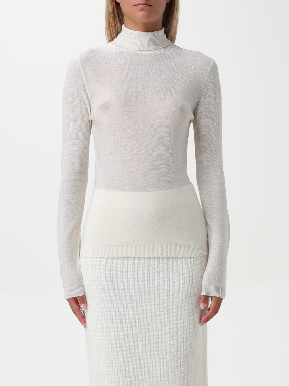 FABIANA FILIPPI PULL: Pull femme Fabiana Filippi, Blanc - Img 1