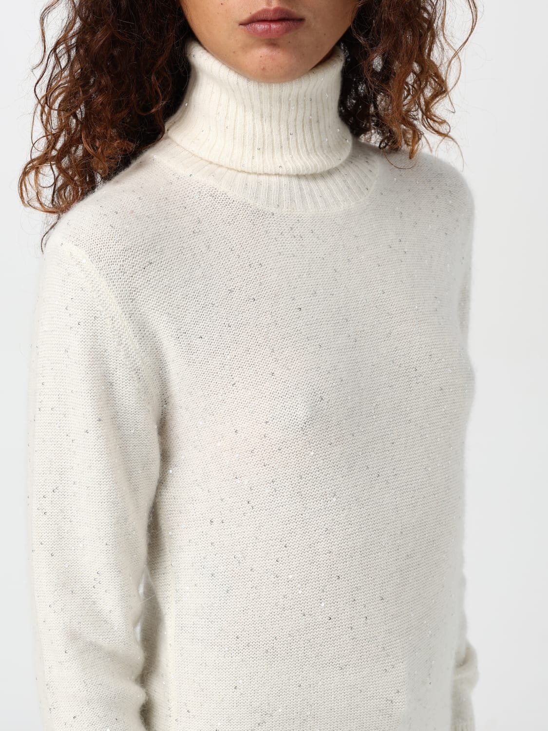 FABIANA FILIPPI SWEATER: Sweater woman Fabiana Filippi, White - Img 3