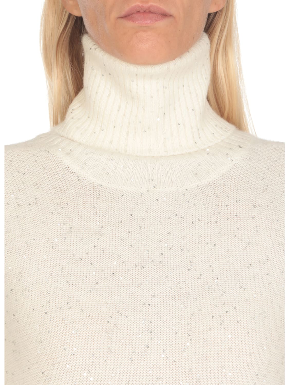 FABIANA FILIPPI SWEATER: Sweater woman Fabiana Filippi, White - Img 4