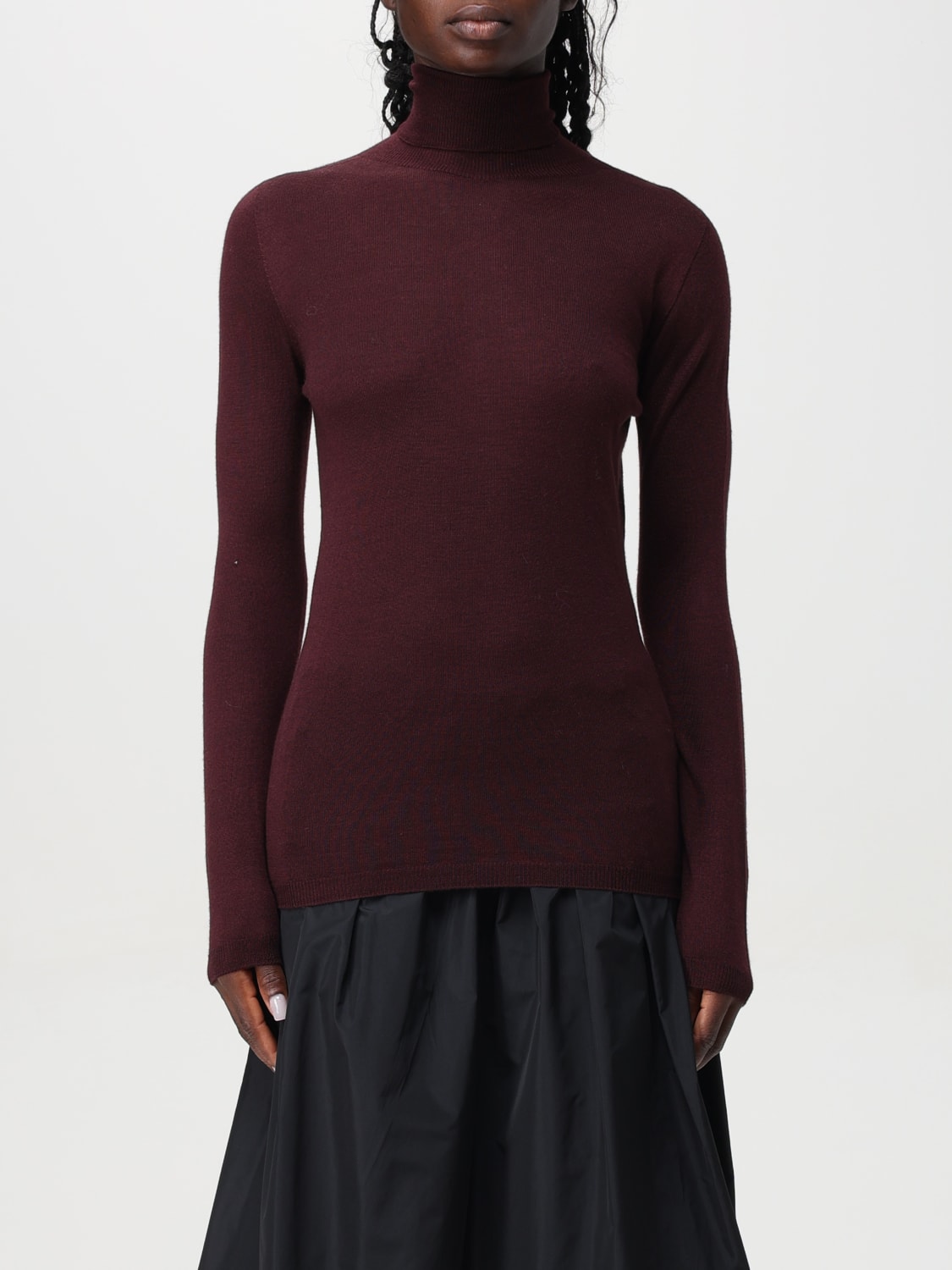 FABIANA FILIPPI SWEATER: Top woman Fabiana Filippi, Burgundy - Img 1