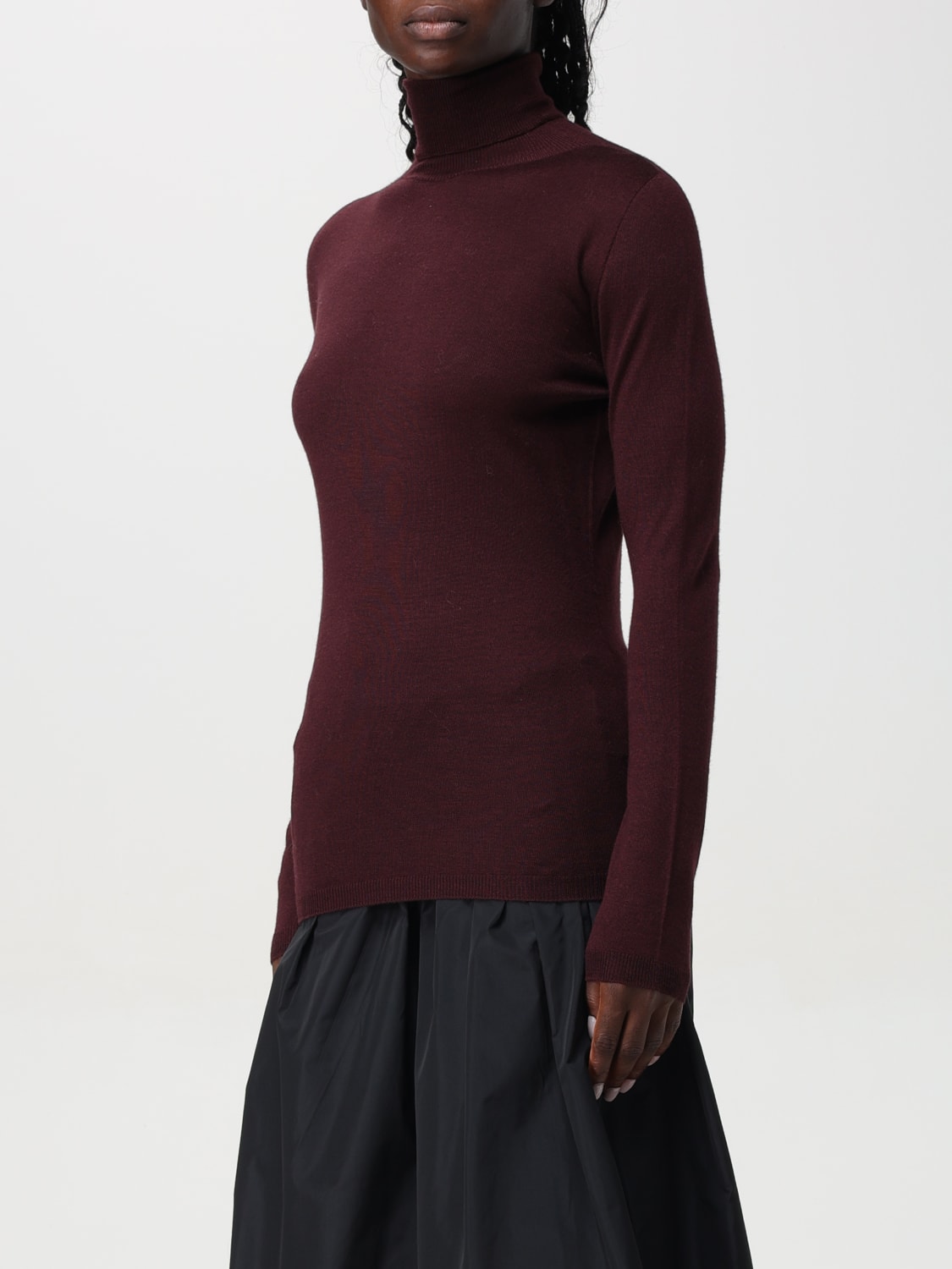 FABIANA FILIPPI SWEATER: Top woman Fabiana Filippi, Burgundy - Img 3