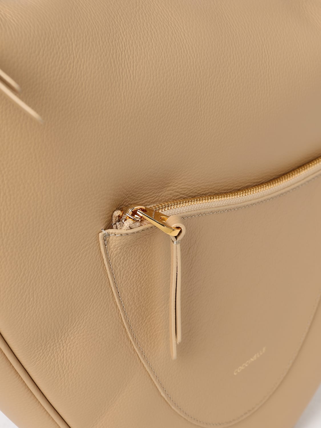 COCCINELLE: Shoulder bag woman - Beige | Coccinelle shoulder