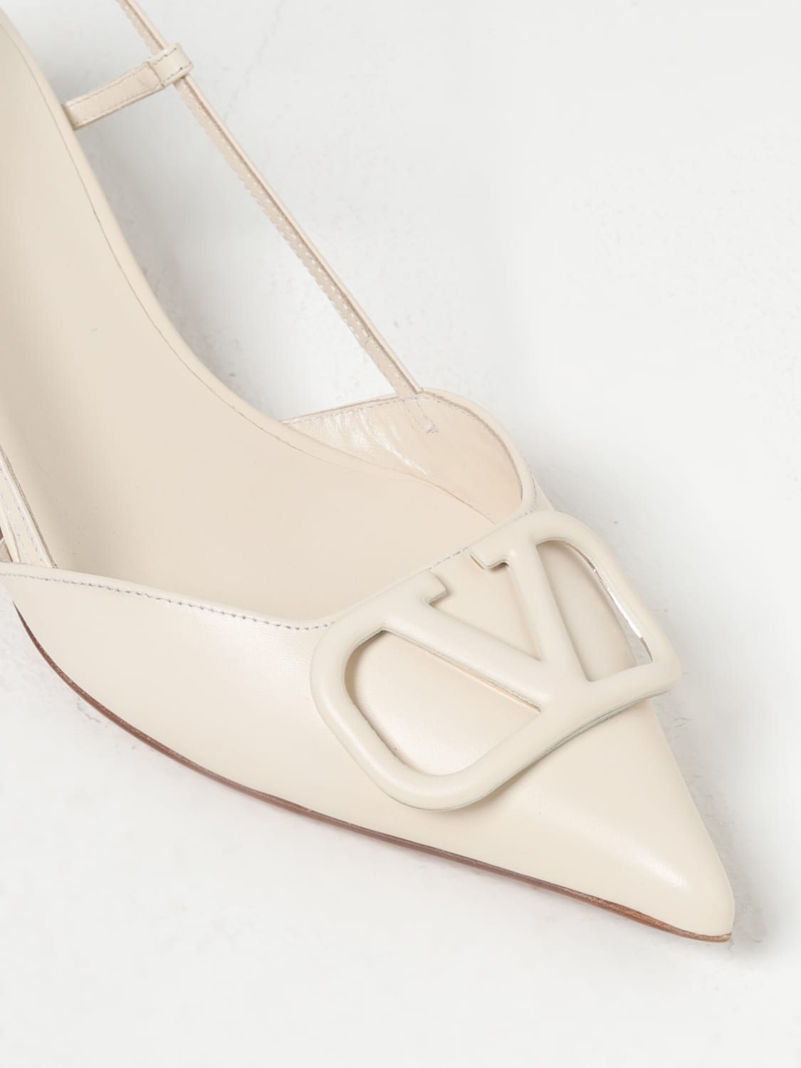 VALENTINO GARAVANI HIGH HEEL SHOES: Shoes woman Valentino Garavani, Yellow Cream - Img 4