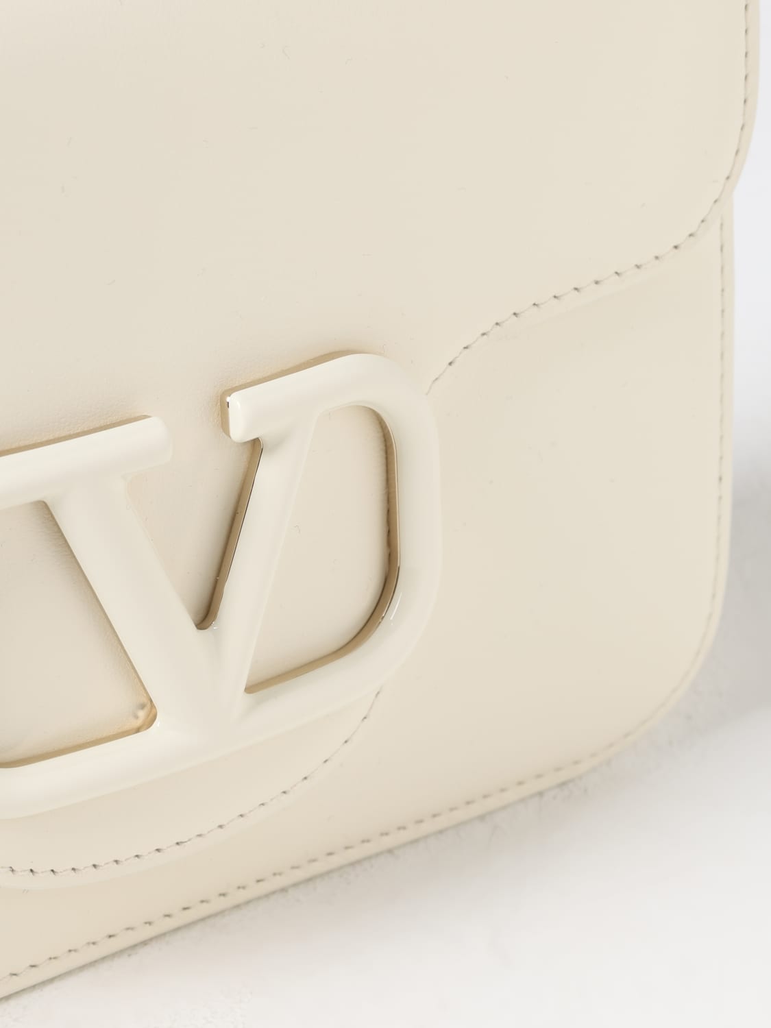 VALENTINO GARAVANI MINI-TASCHE: Schultertasche damen Valentino Garavani, Yellow Cream - Img 4