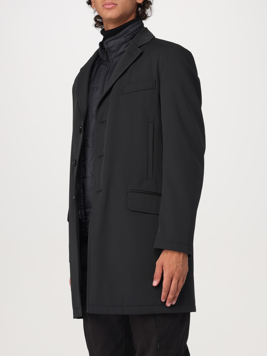 FAY COAT: Coat men Fay, Black - Img 3