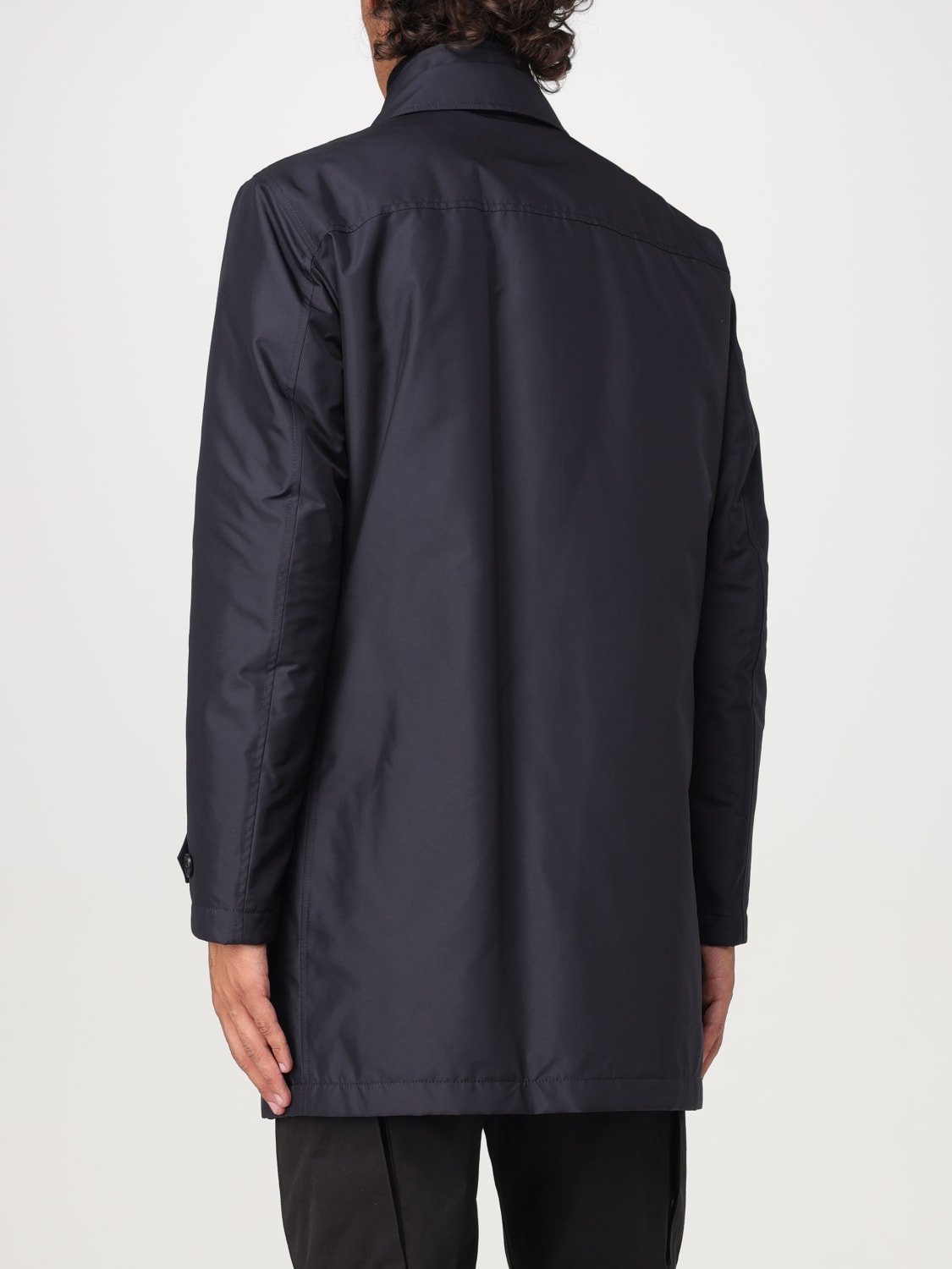 FAY JACKET: Fay nylon parka, Blue - Img 2