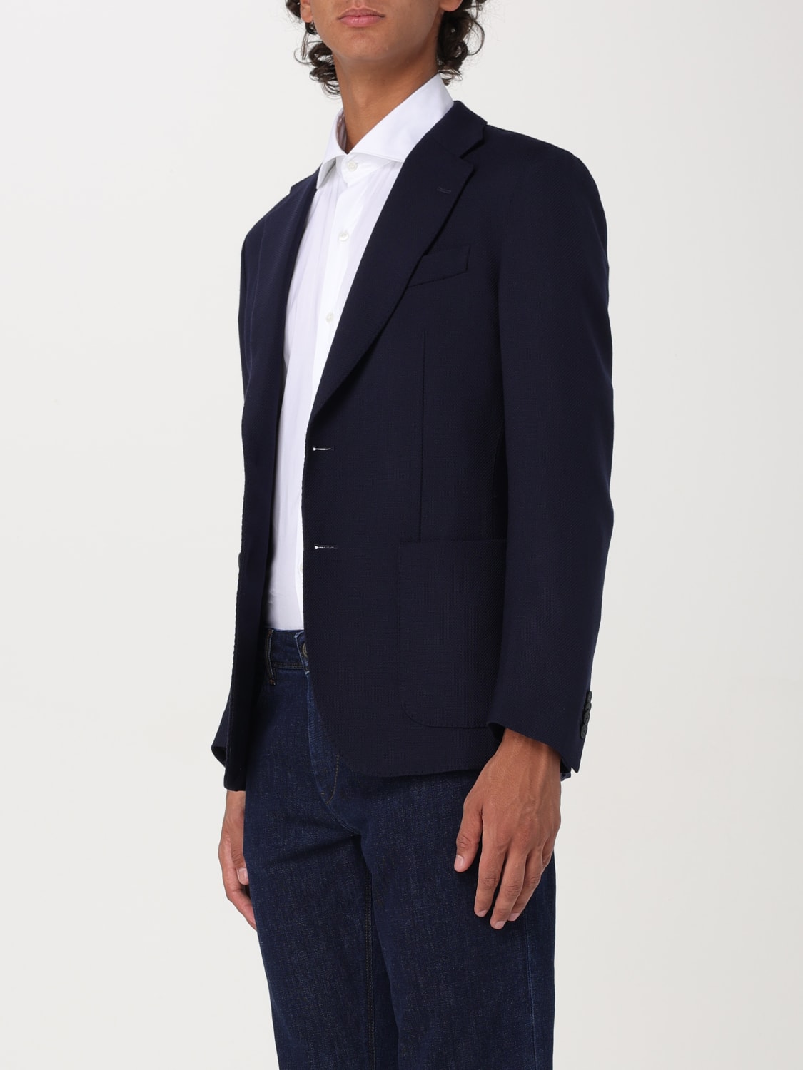 FAY BLAZER: Blazer men Fay, Blue - Img 3