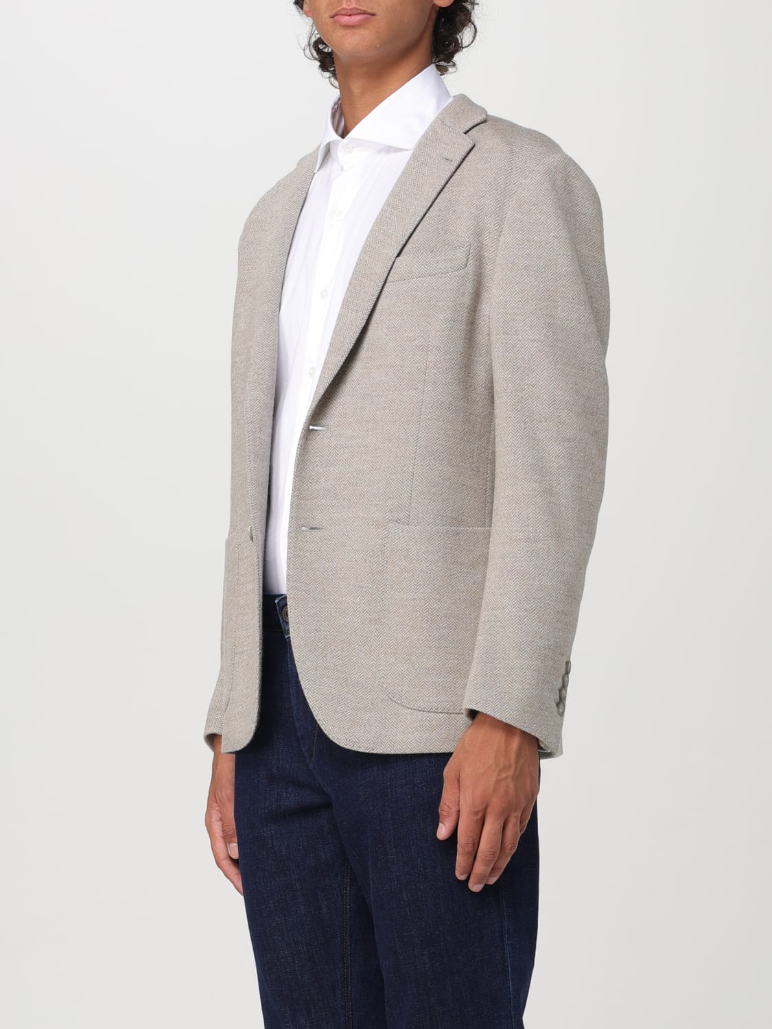 FAY BLAZER: Blazer men Fay, Beige - Img 3