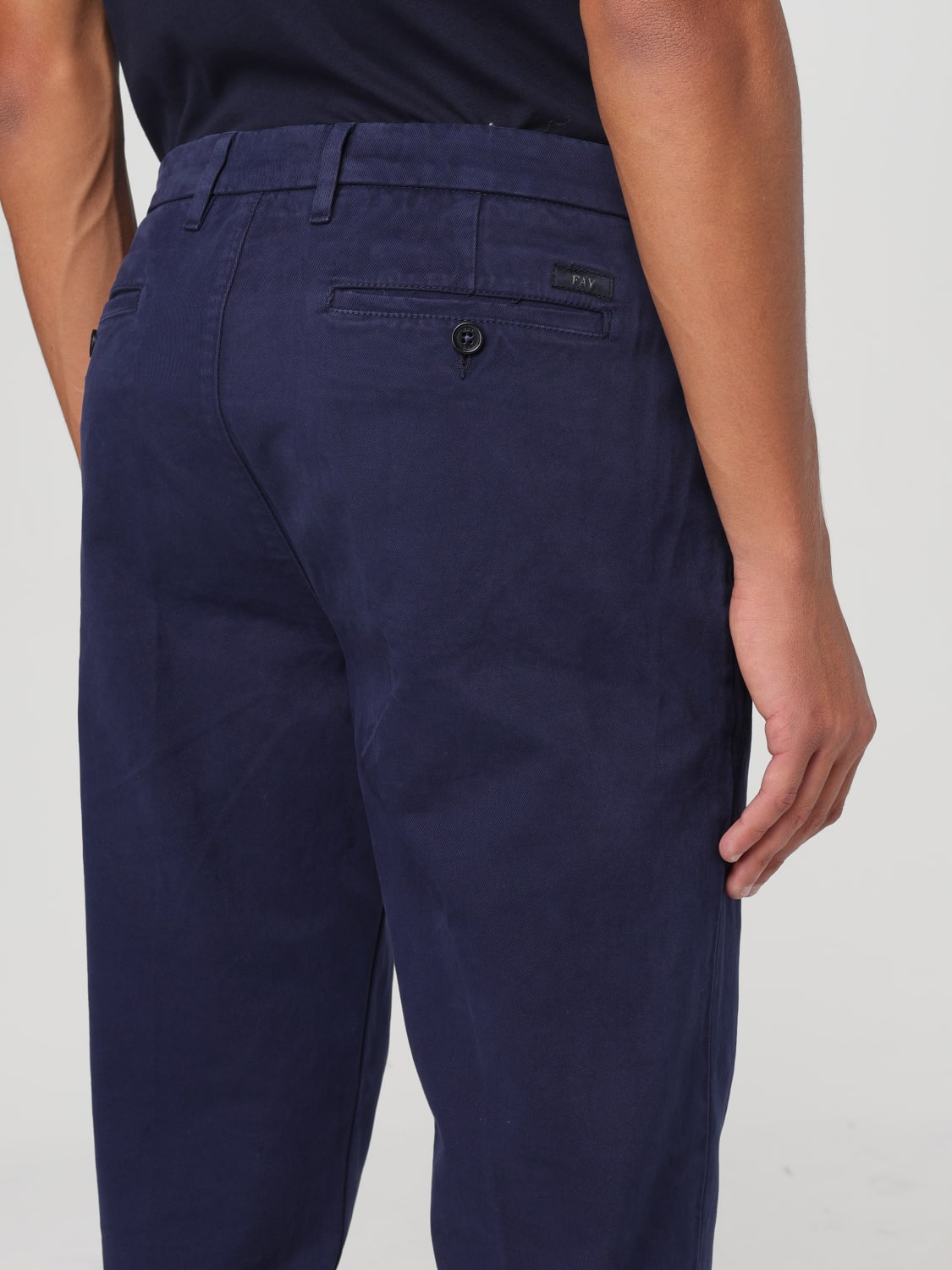 FAY PANTS: Pants men Fay, Blue - Img 3