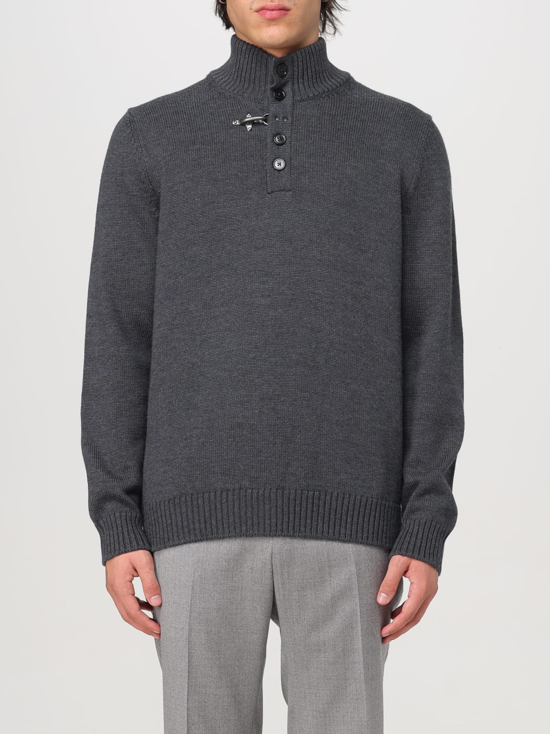 FAY SWEATER: Sweater men Fay, Grey - Img 1