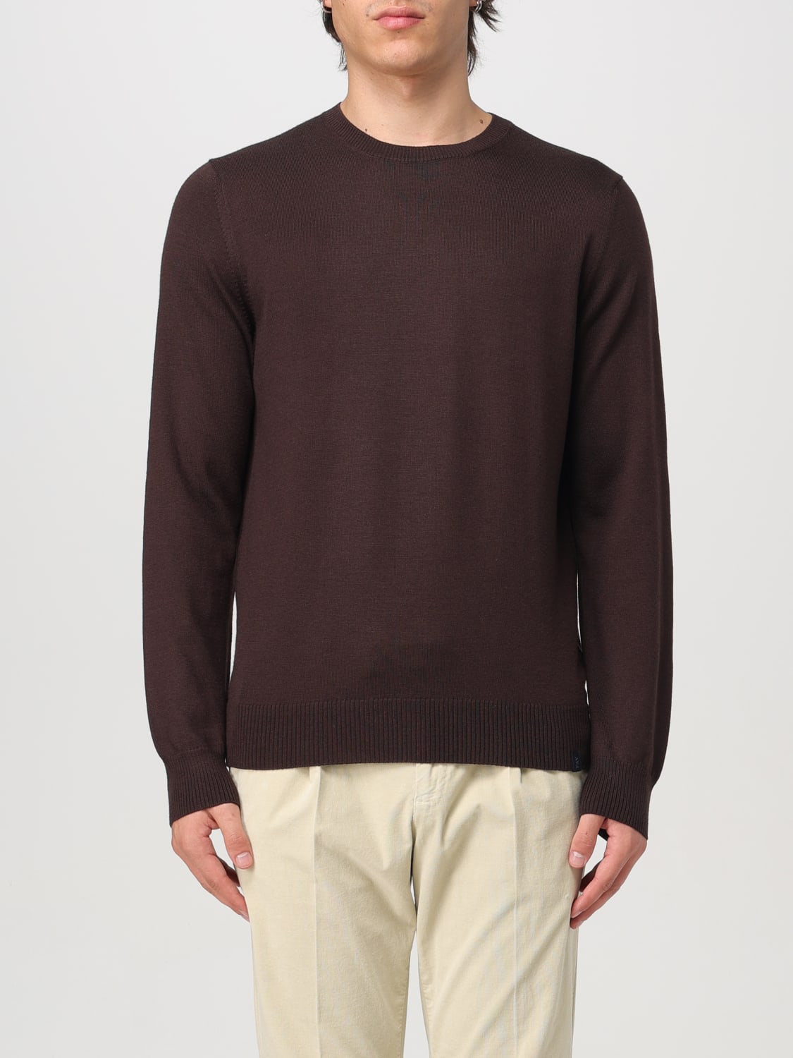 FAY SWEATER: Sweater men Fay, Brown - Img 1