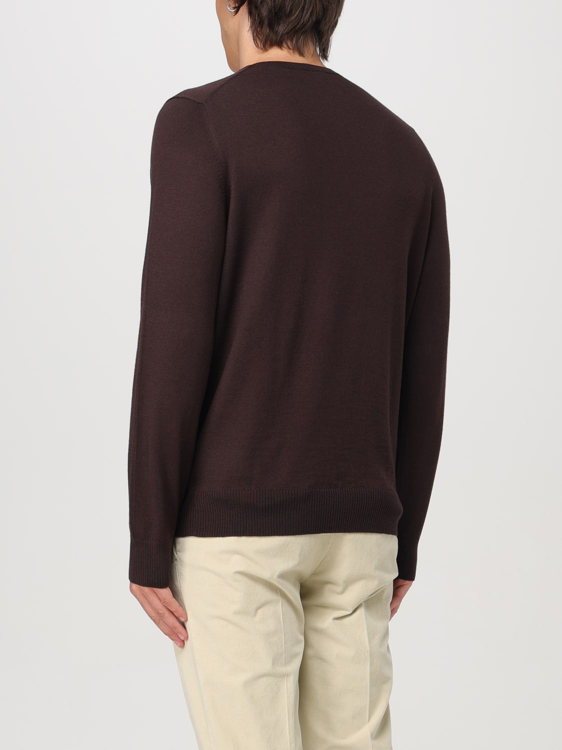 FAY SWEATER: Sweater men Fay, Brown - Img 2