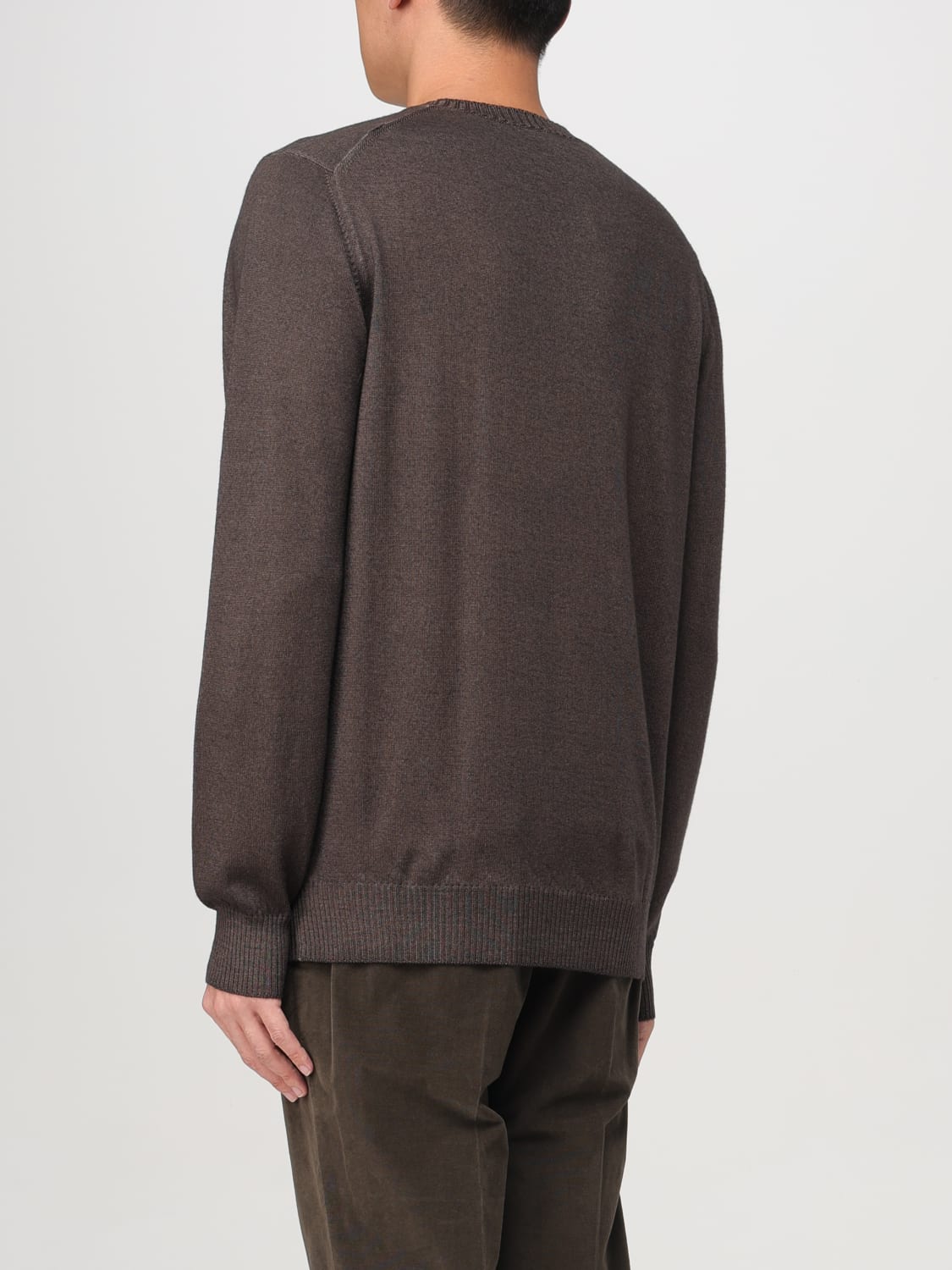 FAY SWEATER: Sweater men Fay, Brown - Img 2