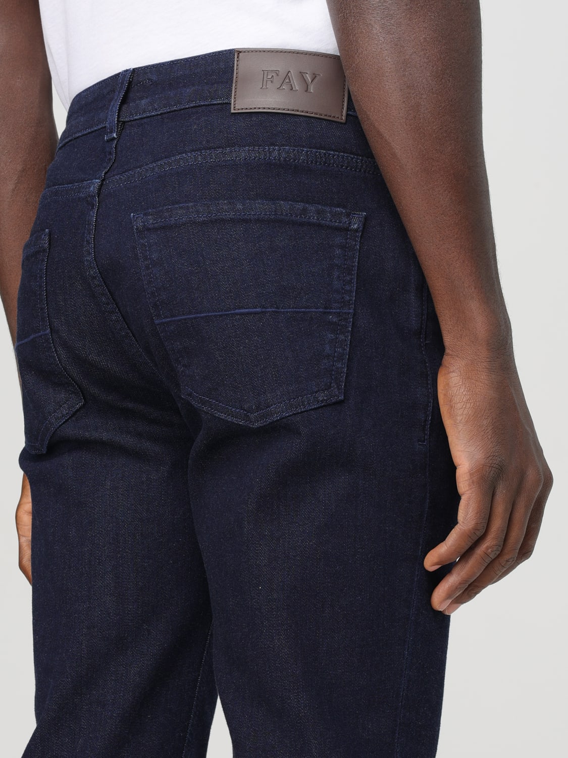 FAY JEANS: Jeans men Fay, Denim - Img 3