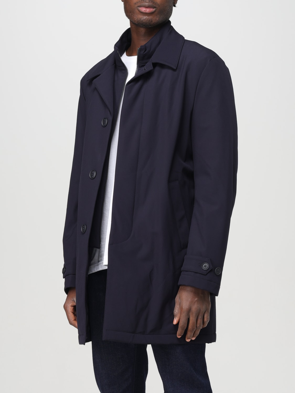 FAY GIACCA: Parka Fay in nylon , Blue - Img 3