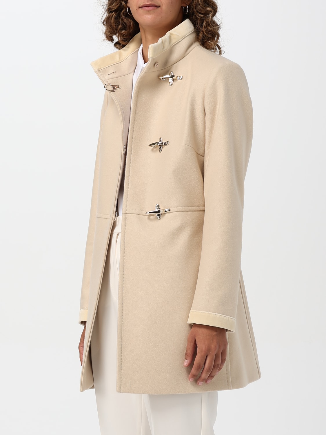 FAY COAT: Coat woman Fay, Yellow Cream - Img 3