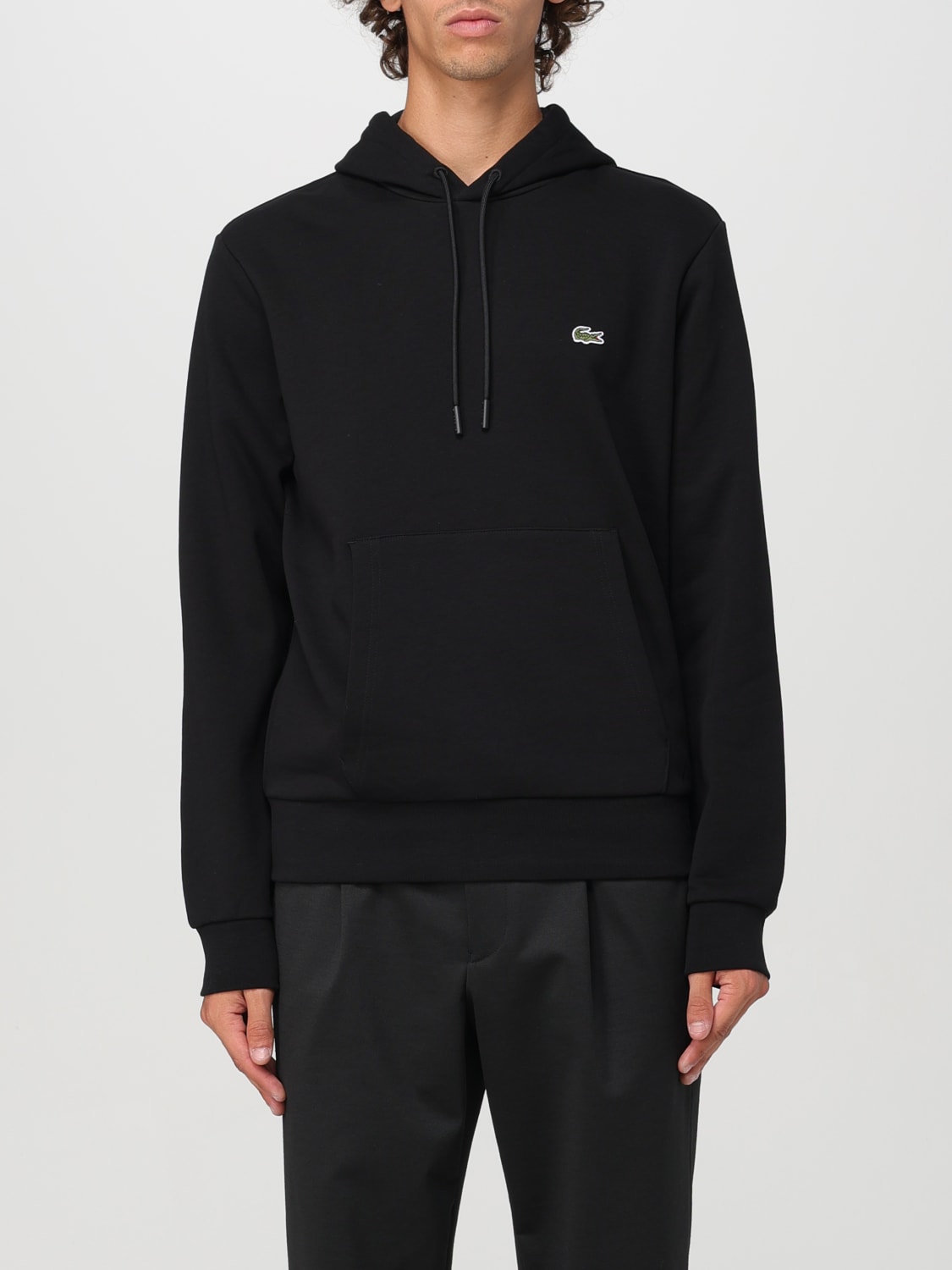 LACOSTE SWEATSHIRT: Sweatshirt homme Lacoste, Noir - Img 1