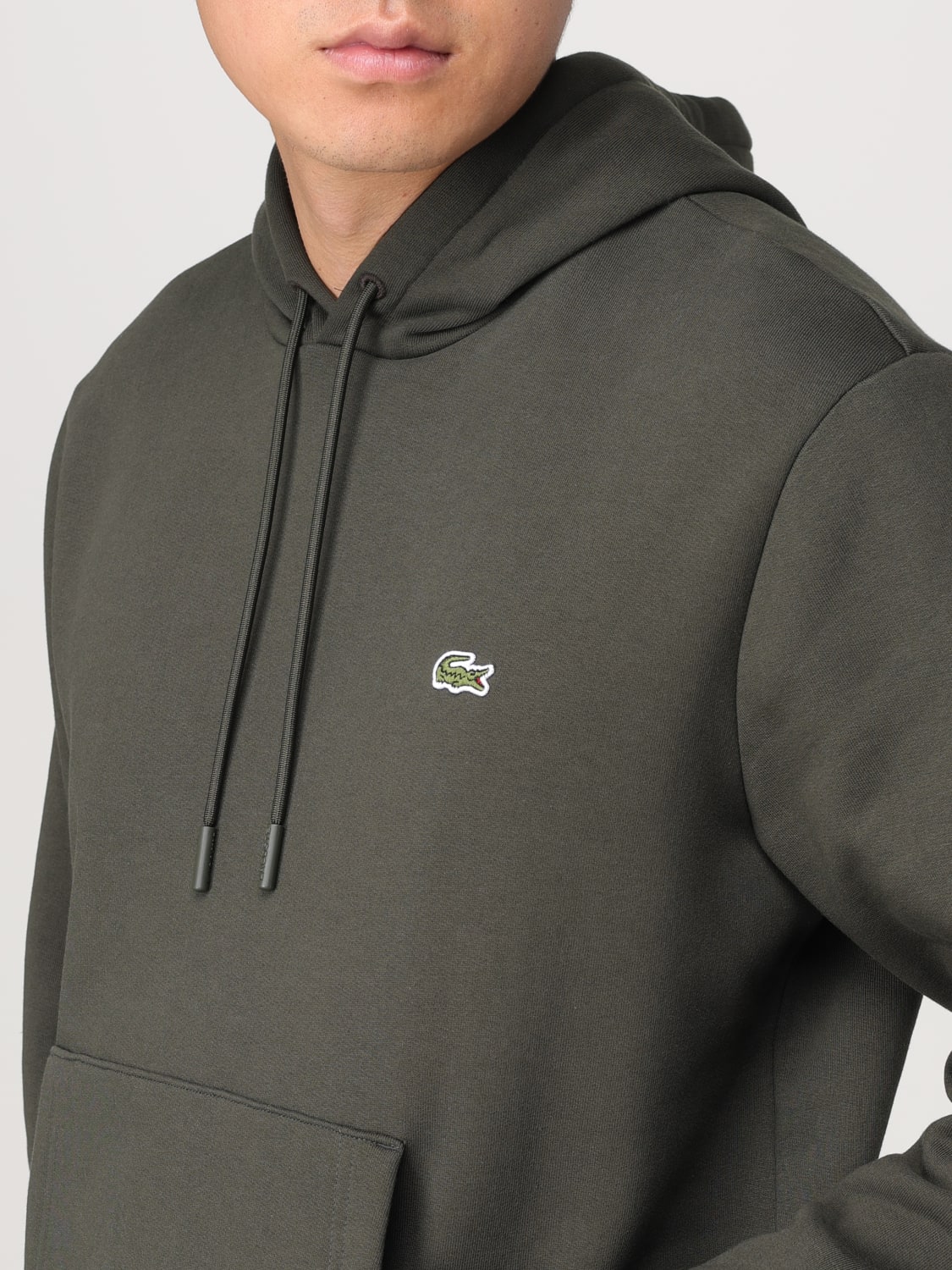 LACOSTE SWEATSHIRT: Sweatshirt men Lacoste, Grass Green - Img 3