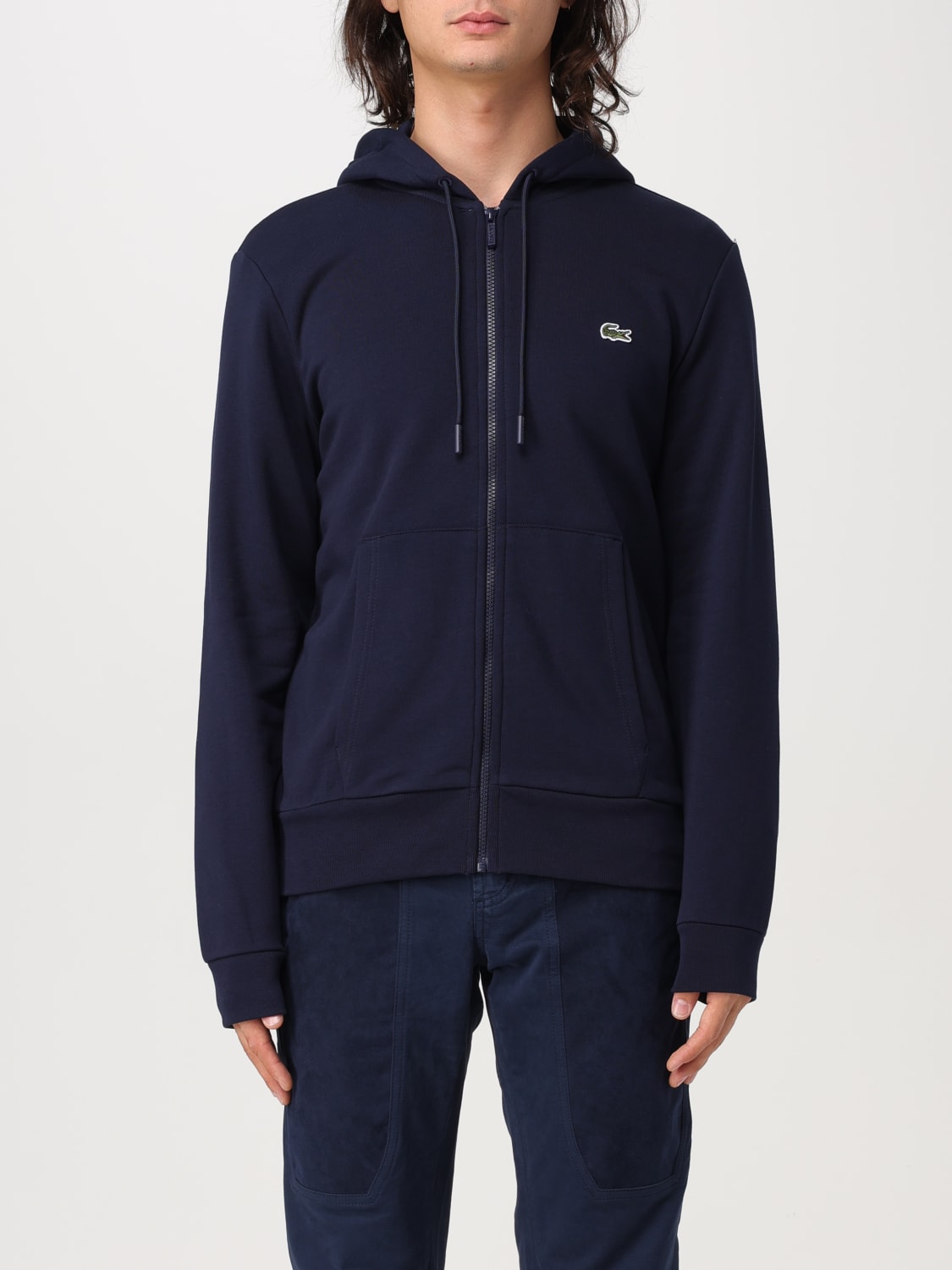 LACOSTE SWEATSHIRT: Sweatshirt men Lacoste, Navy - Img 1