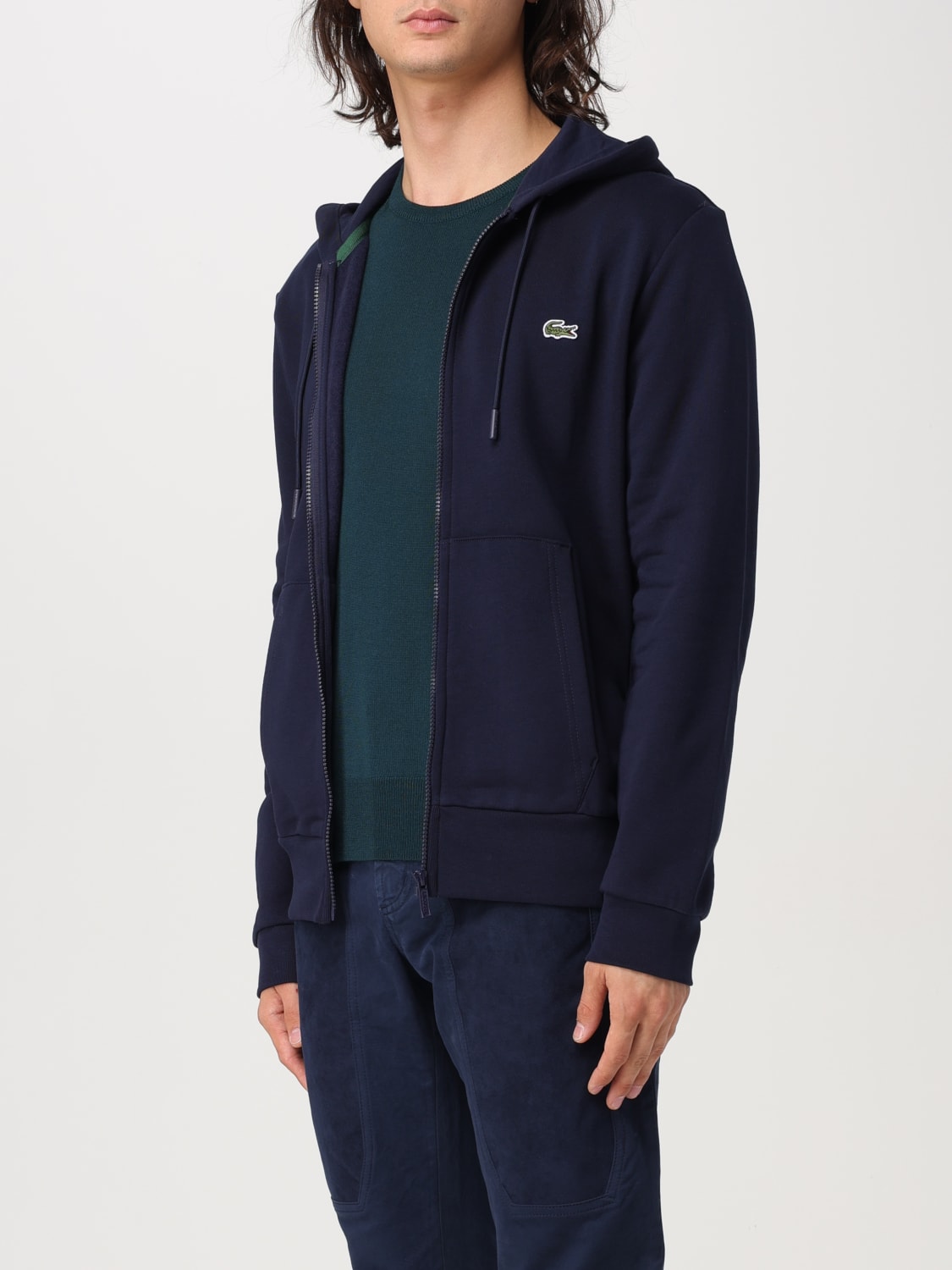 LACOSTE SWEATSHIRT: Sweatshirt men Lacoste, Navy - Img 3