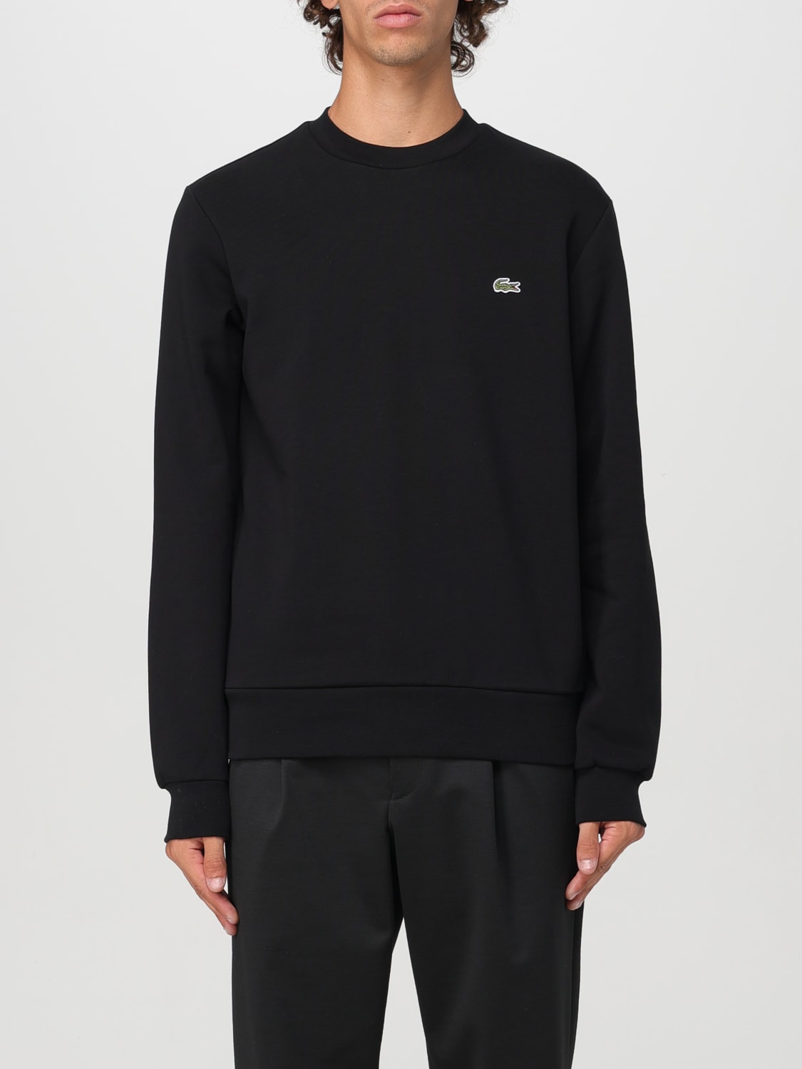 LACOSTE SWEATSHIRT: Sweatshirt men Lacoste, Black - Img 1