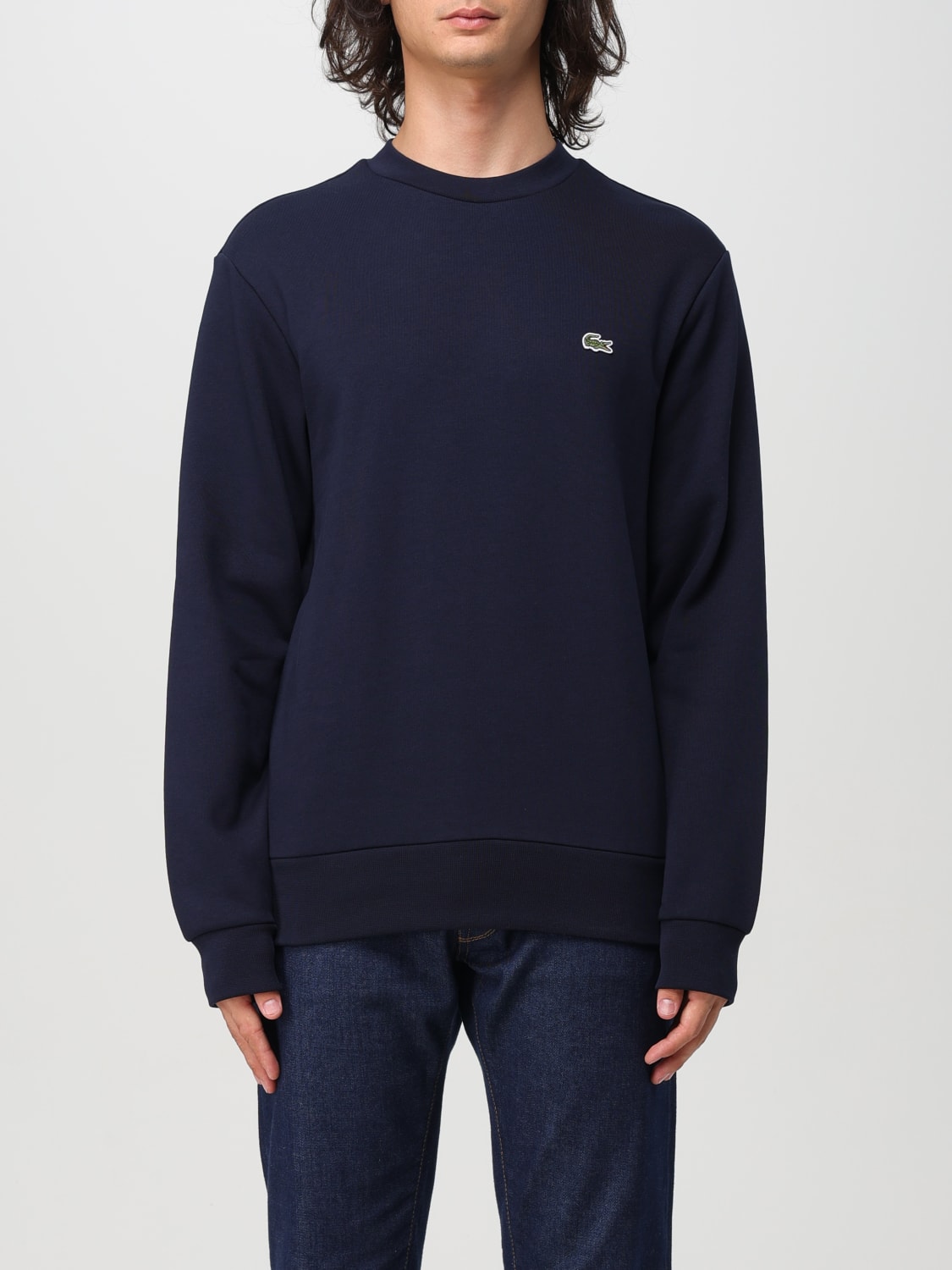 LACOSTE SWEATSHIRT: Sweatshirt men Lacoste, Navy - Img 1