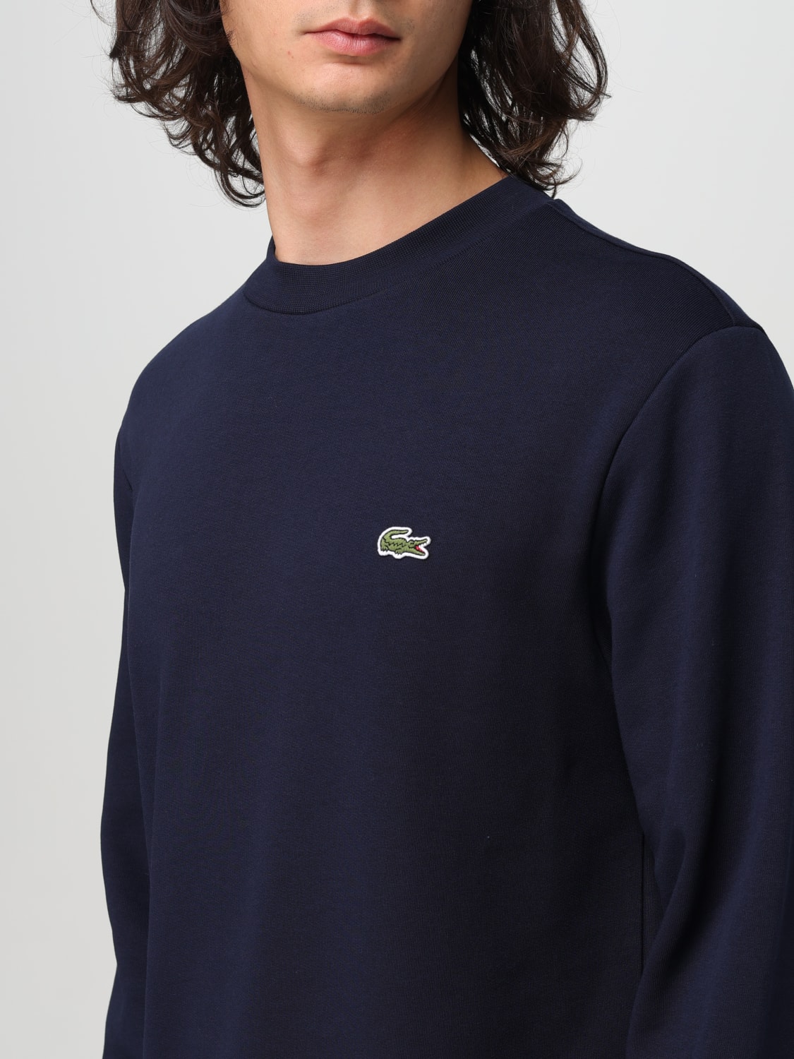 LACOSTE SWEATSHIRT: Sweatshirt men Lacoste, Navy - Img 3