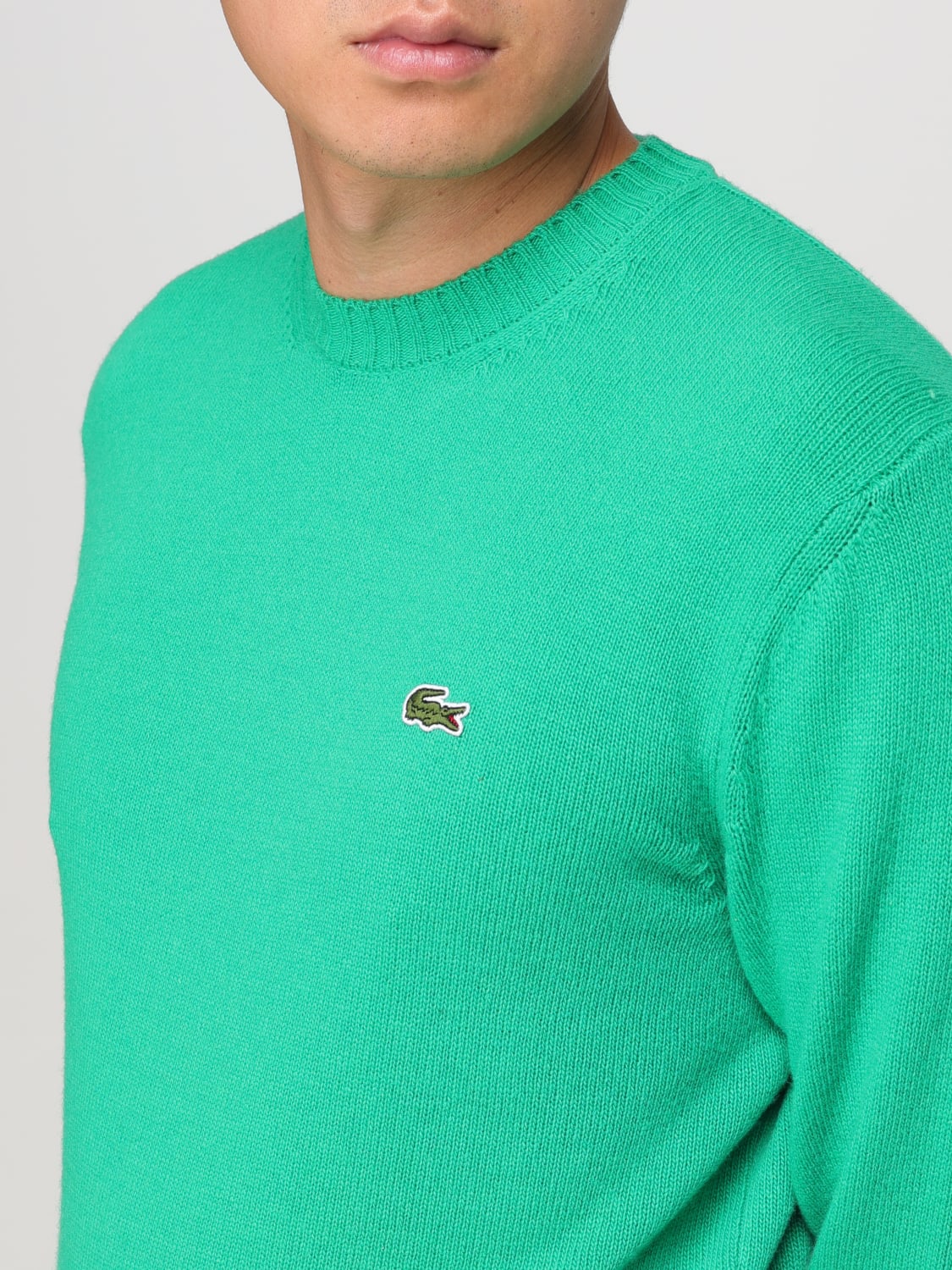 LACOSTE SWEATER: Sweater men Lacoste, Green - Img 3