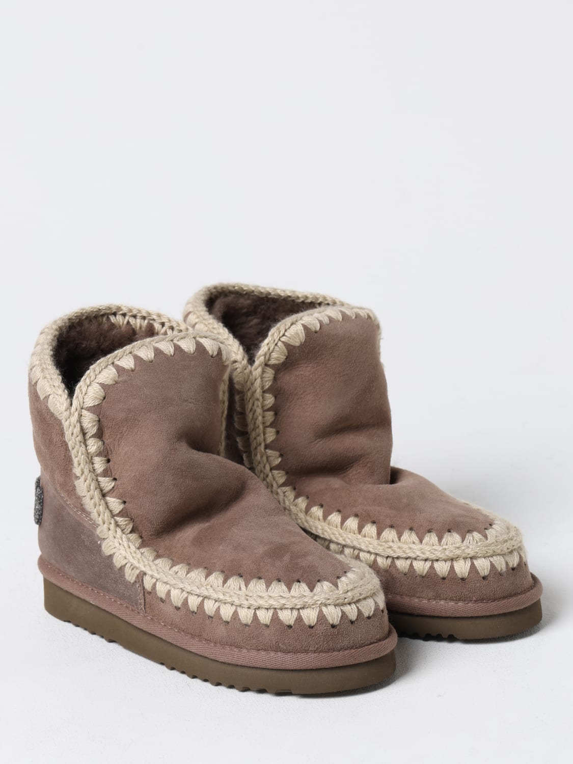 MOU BOOTS: Shoes woman Mou, Beige - Img 2