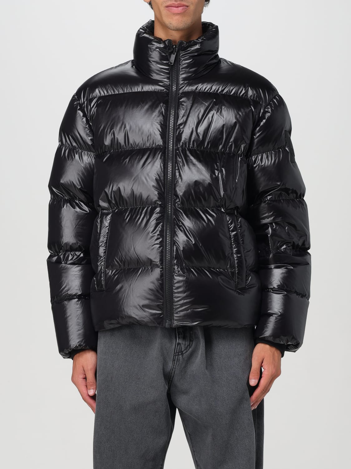 Giglio Bomber Moose Knuckles in nylon trapuntato