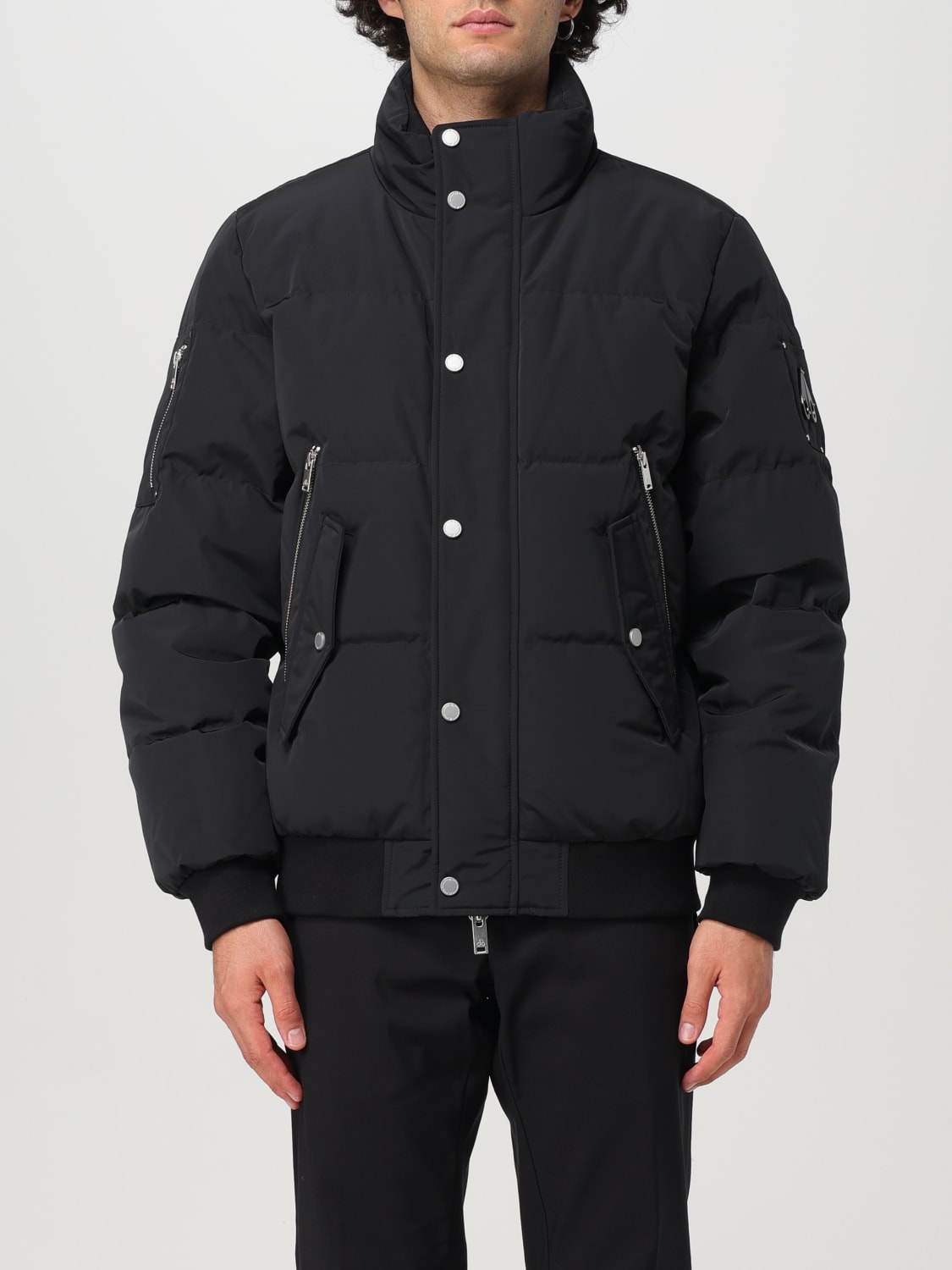 Giglio Bomber Moose Knuckles in nylon trapuntato