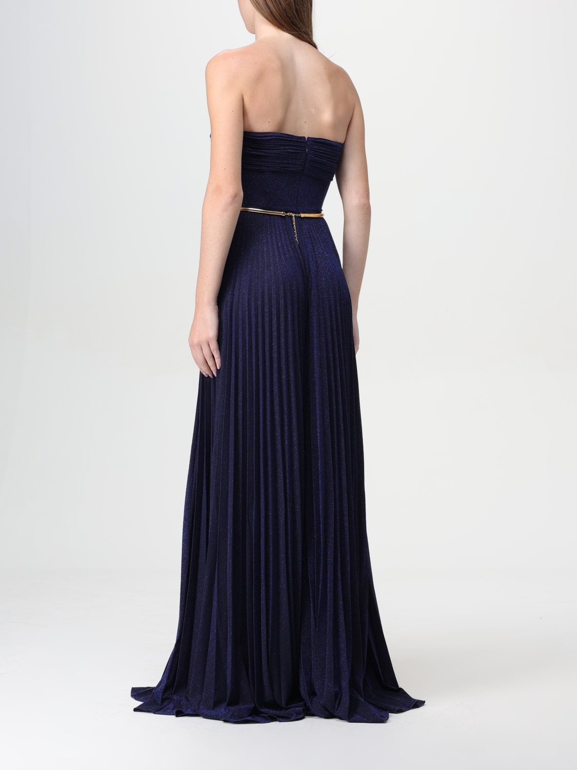 ELISABETTA FRANCHI DRESS: Dress woman Elisabetta Franchi La Mia Bambina, Blue - Img 2