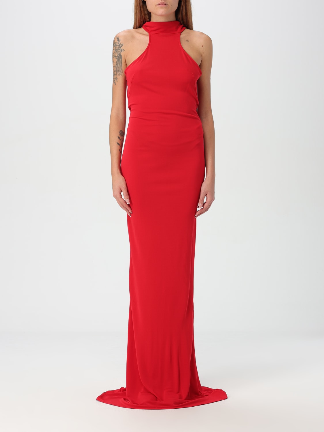 ELISABETTA FRANCHI DRESS: Dress woman Elisabetta Franchi La Mia Bambina, Red - Img 1