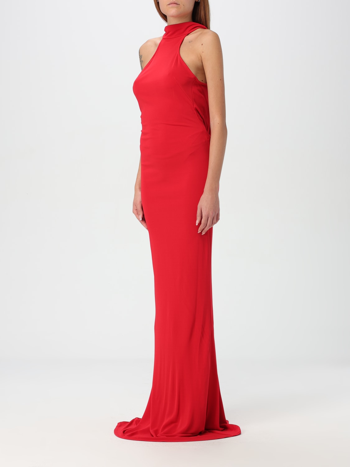 ELISABETTA FRANCHI DRESS: Dress woman Elisabetta Franchi La Mia Bambina, Red - Img 3