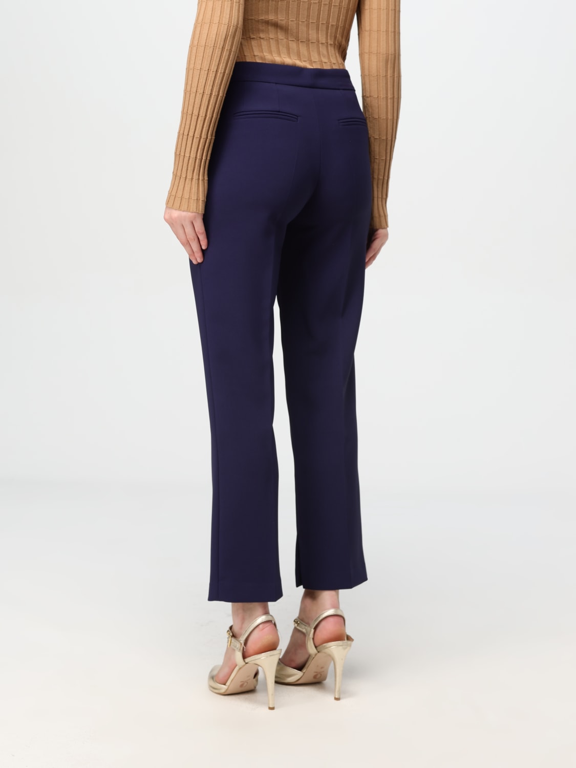 ELISABETTA FRANCHI PANTS: Pants woman Elisabetta Franchi , Blue - Img 2