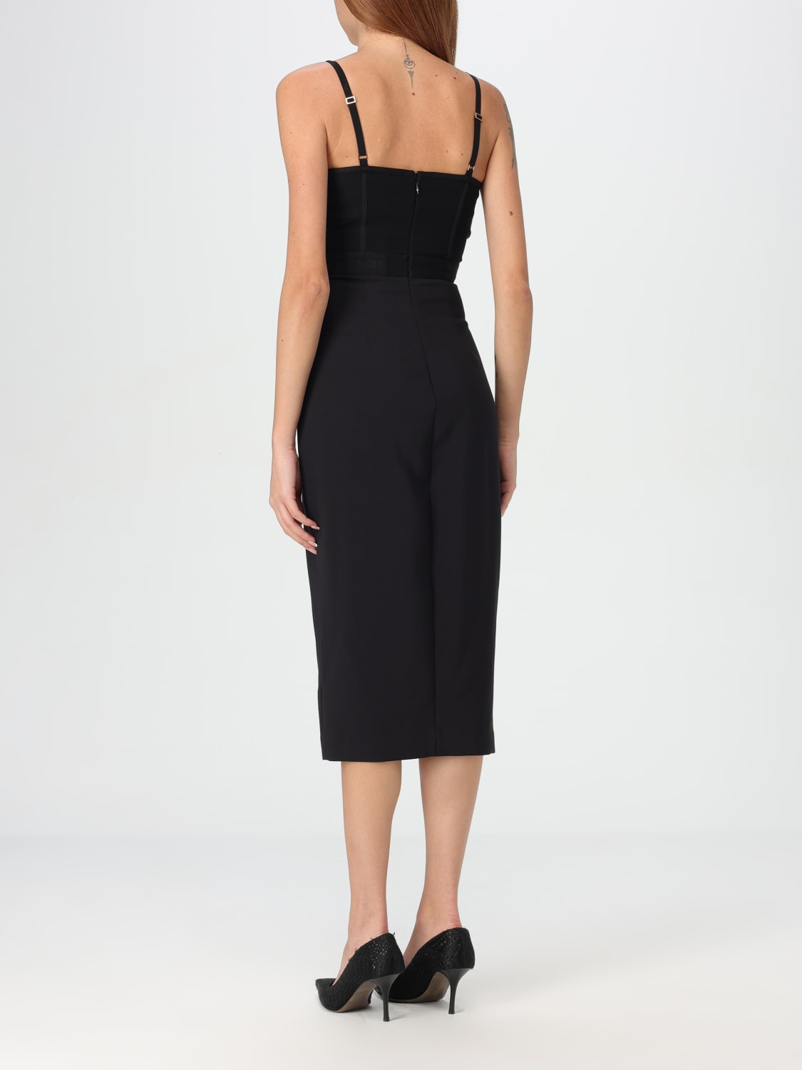 ELISABETTA FRANCHI DRESS: Dress woman Elisabetta Franchi La Mia Bambina, Black - Img 2