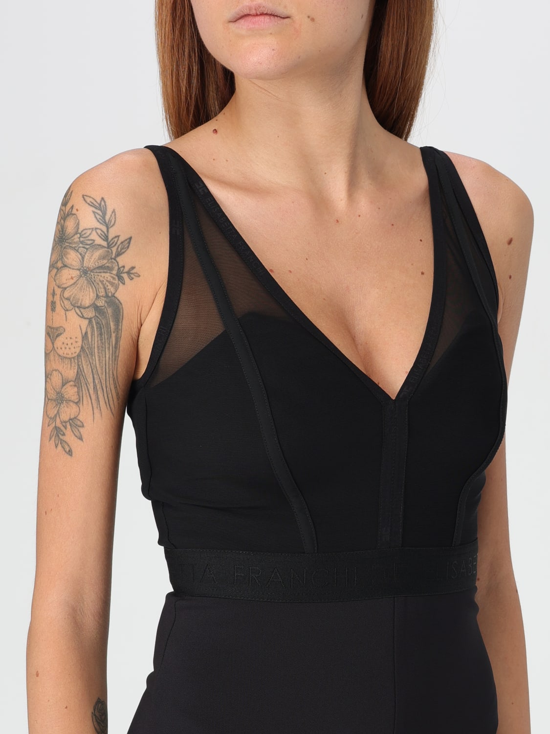 ELISABETTA FRANCHI DRESS: Dress woman Elisabetta Franchi La Mia Bambina, Black - Img 3