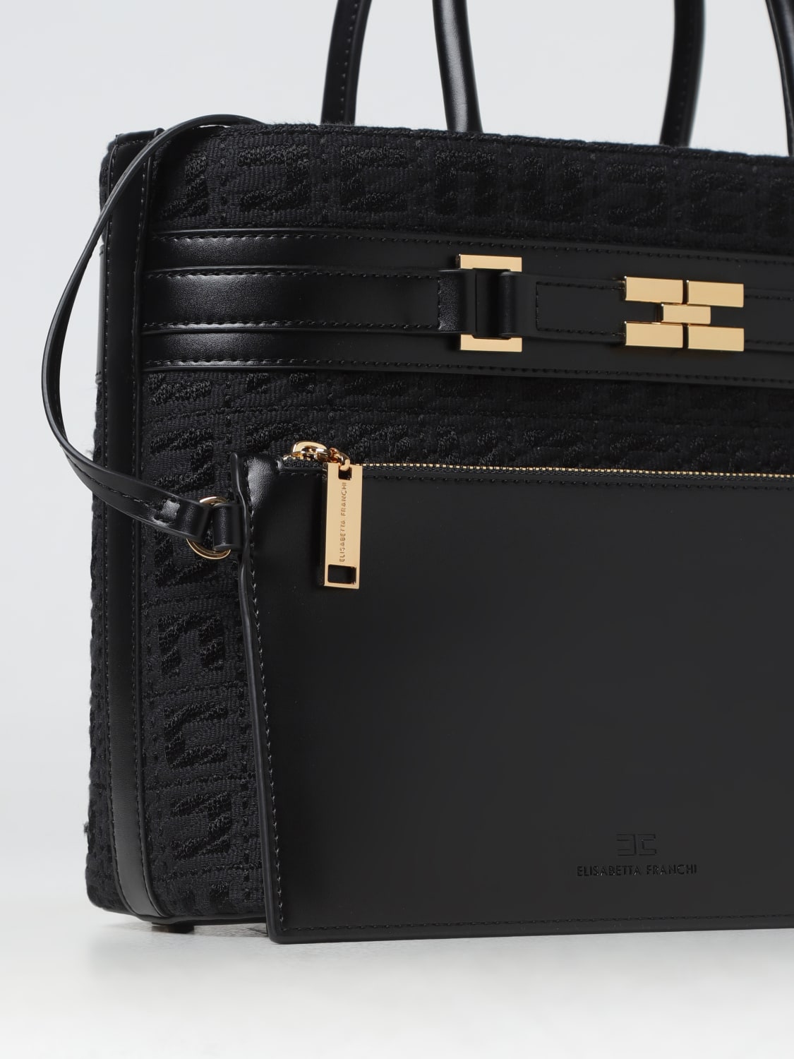 ELISABETTA FRANCHI HANDBAG: Shoulder bag woman Elisabetta Franchi La Mia Bambina, Black - Img 3