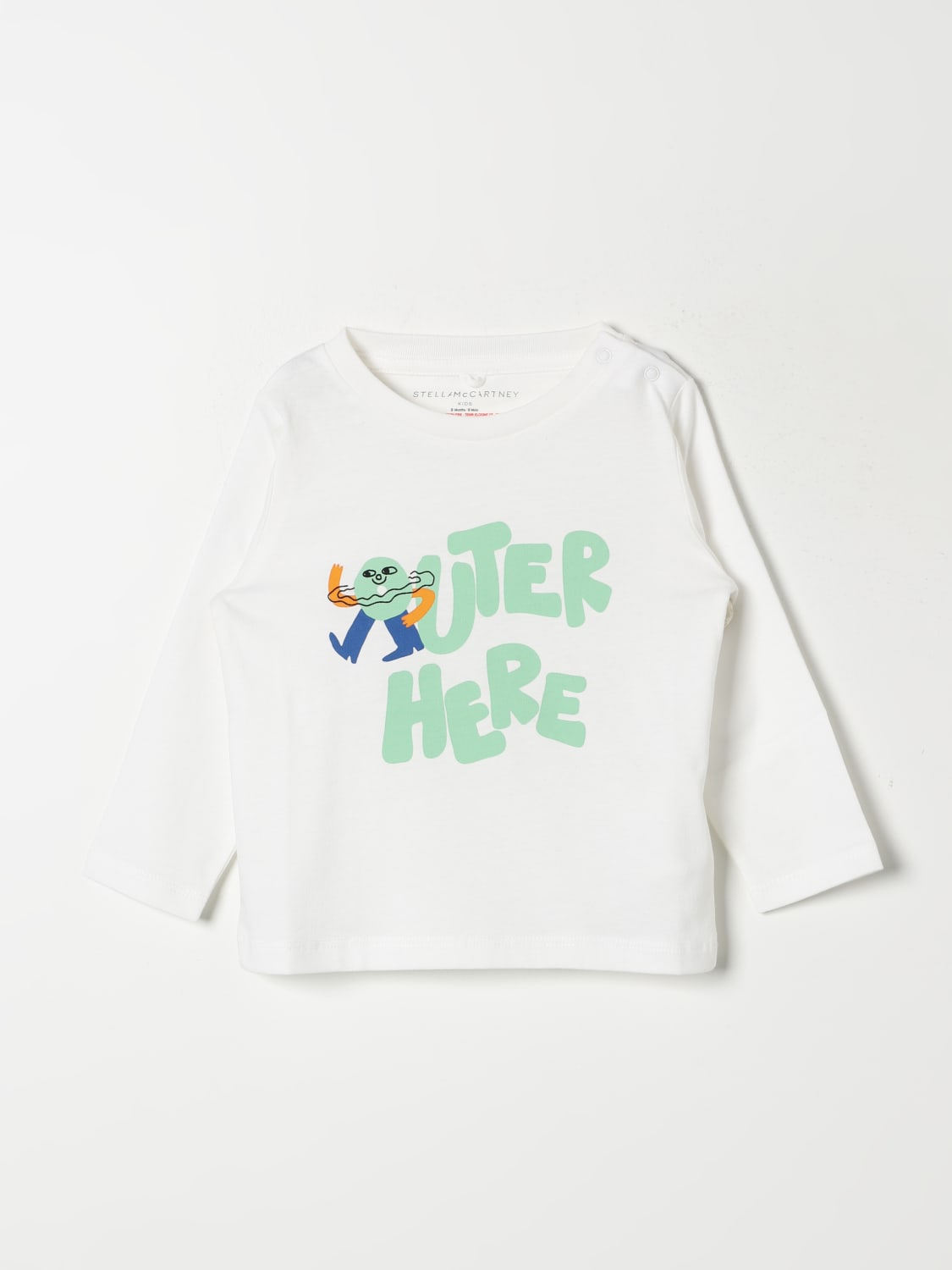 STELLA MCCARTNEY KIDS T-SHIRT: T-shirt kids Stella McCartney Kids, Ivory - Img 1