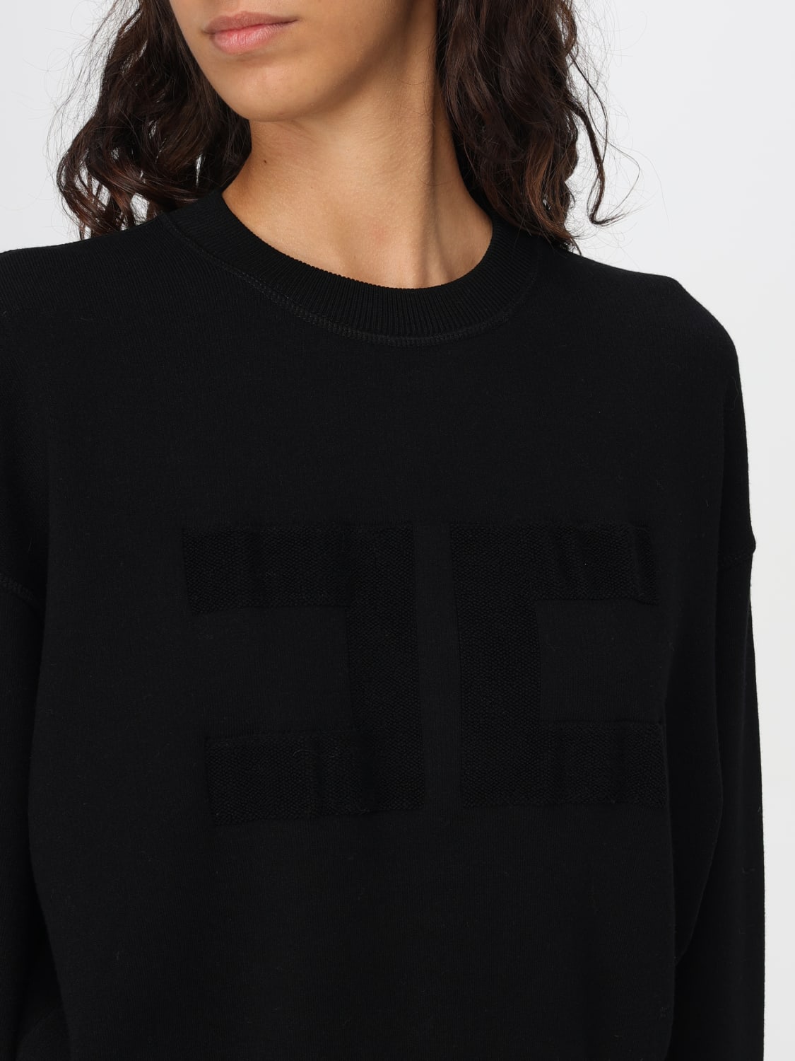 ELISABETTA FRANCHI SWEATER: Sweater woman Elisabetta Franchi, Black - Img 3