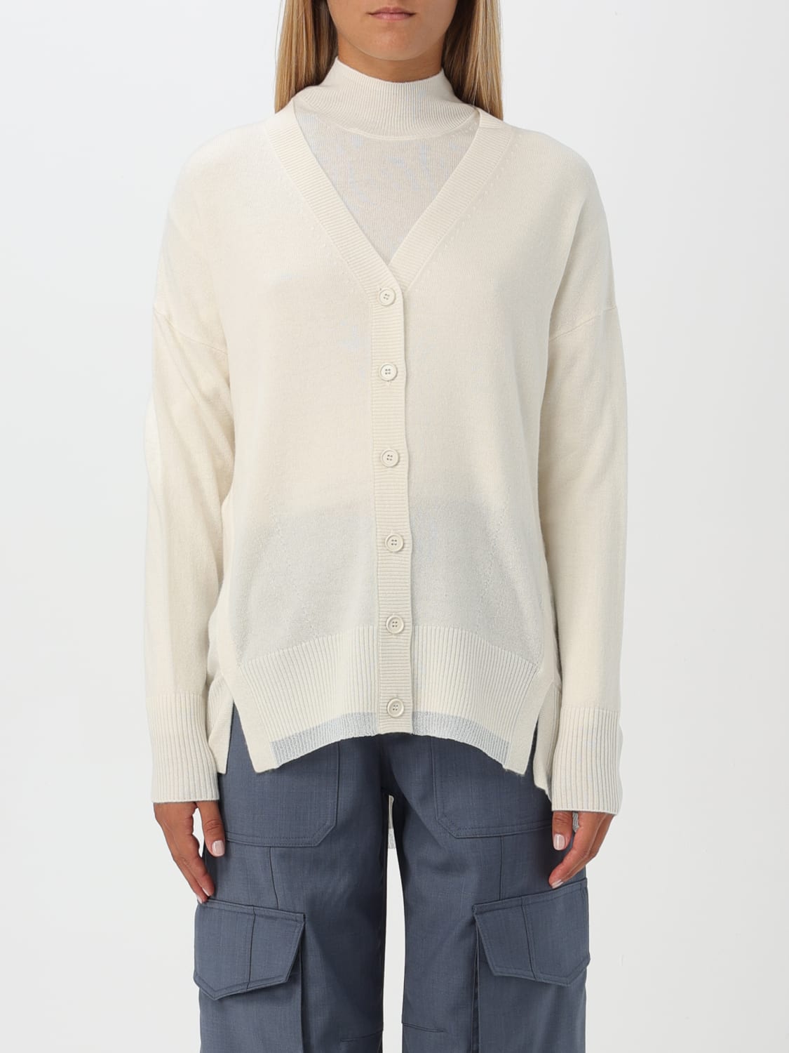 PINKO CARDIGAN: Cardigan woman Pinko, White - Img 1