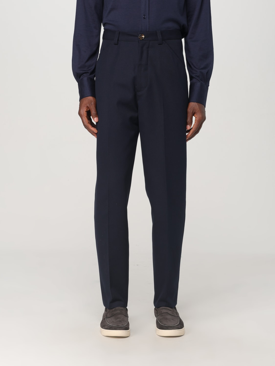 BRUNELLO CUCINELLI PANTS: Pants men Brunello Cucinelli, Blue - Img 1