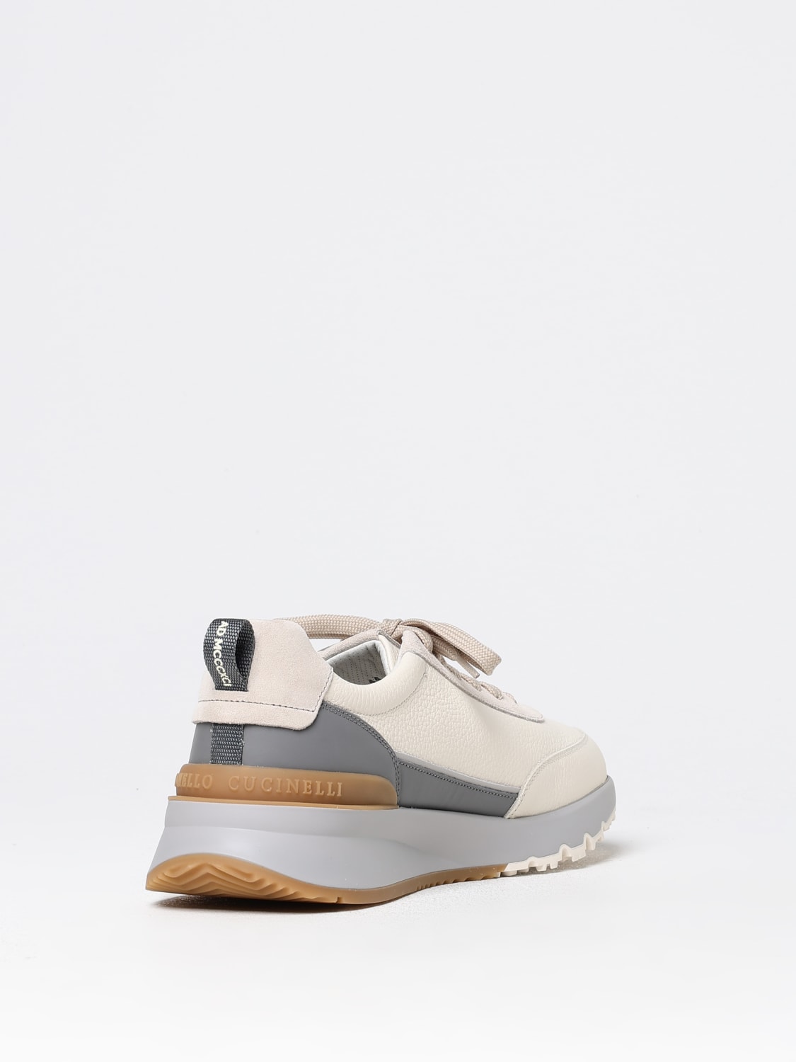 BRUNELLO CUCINELLI SNEAKERS: Sneakers men Brunello Cucinelli, Beige - Img 3