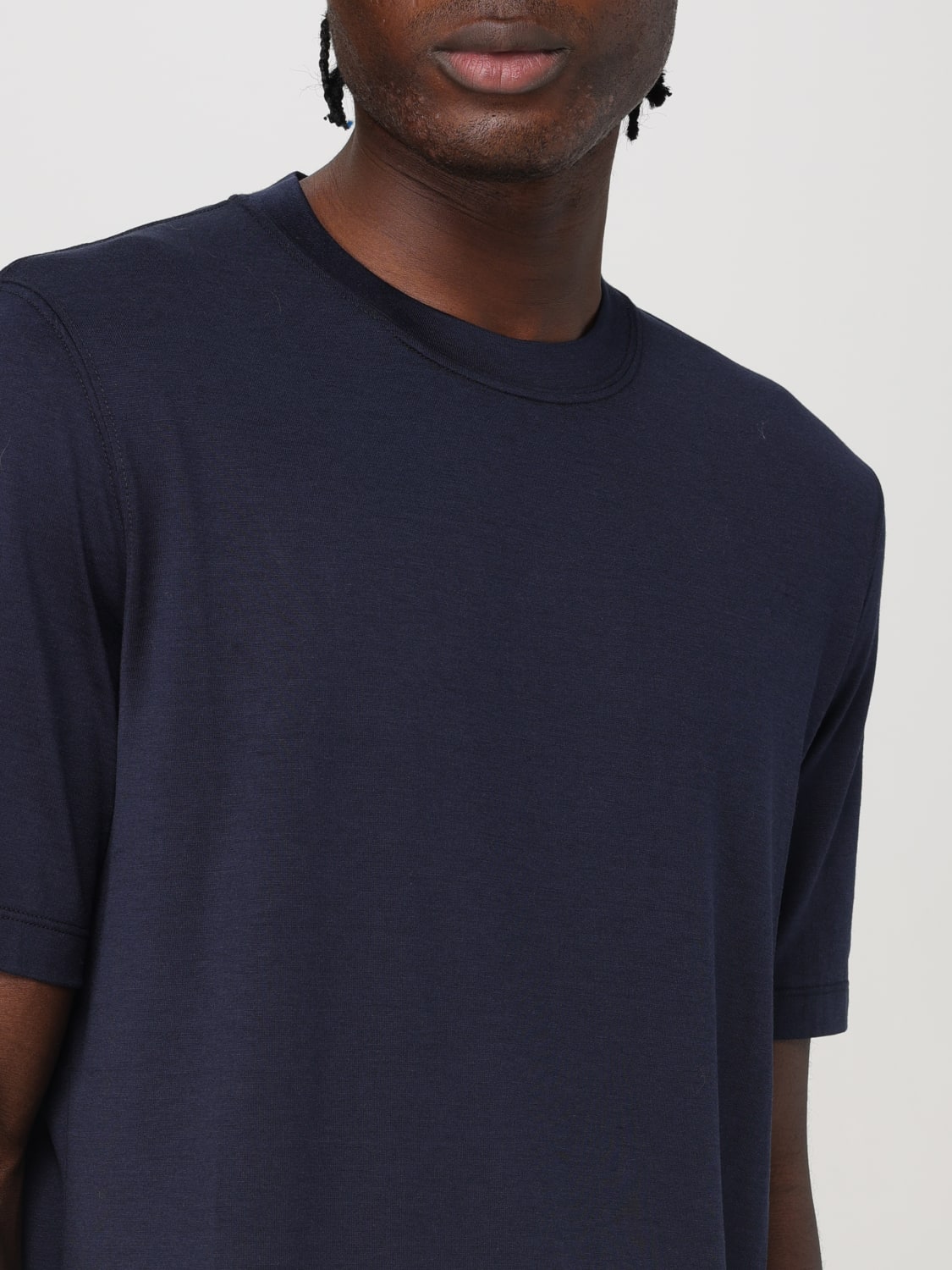 BRUNELLO CUCINELLI T-SHIRT: T-shirt men Brunello Cucinelli, Blue - Img 5