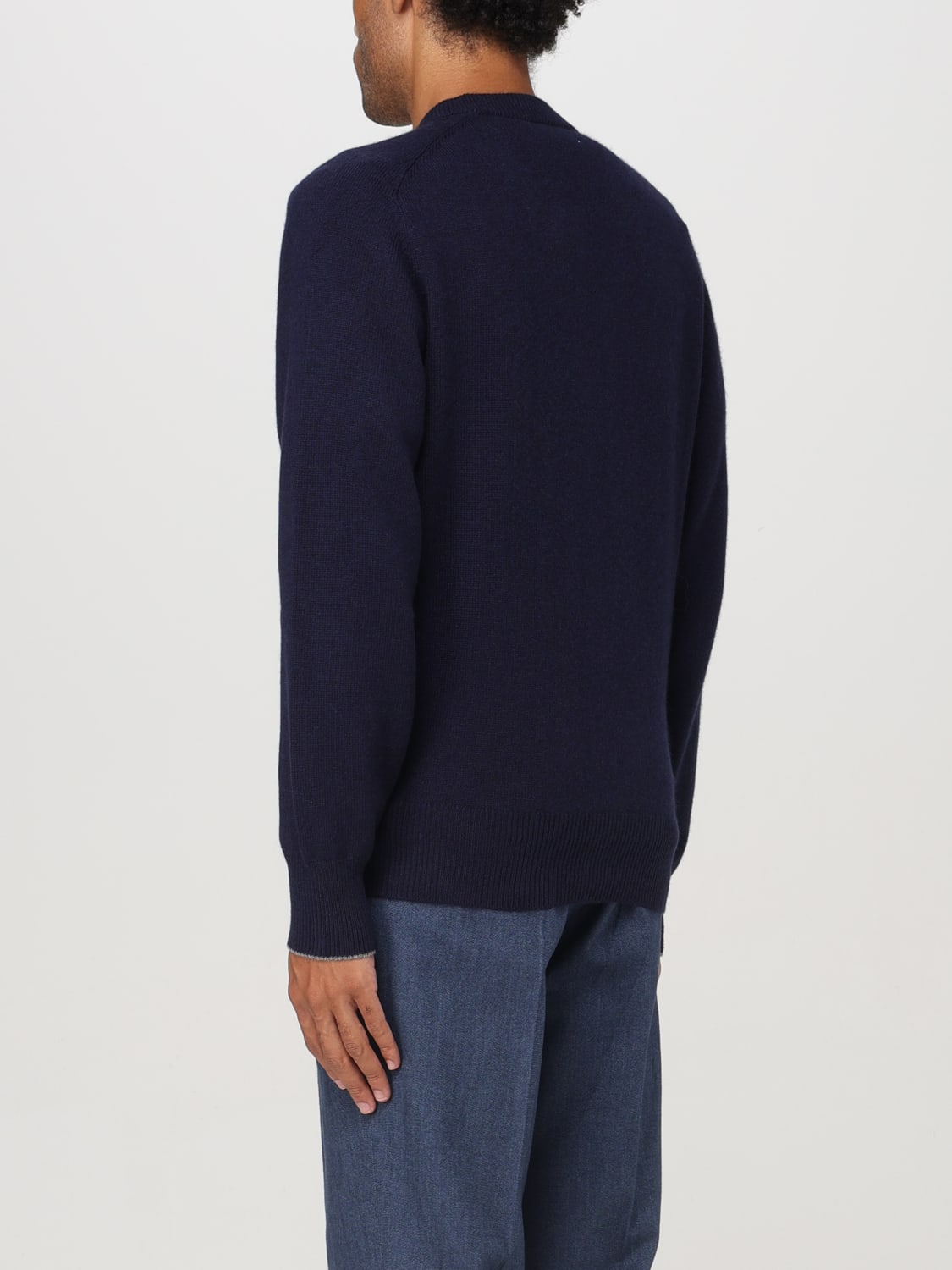 BRUNELLO CUCINELLI CARDIGAN: Sweater men Brunello Cucinelli, Navy - Img 3