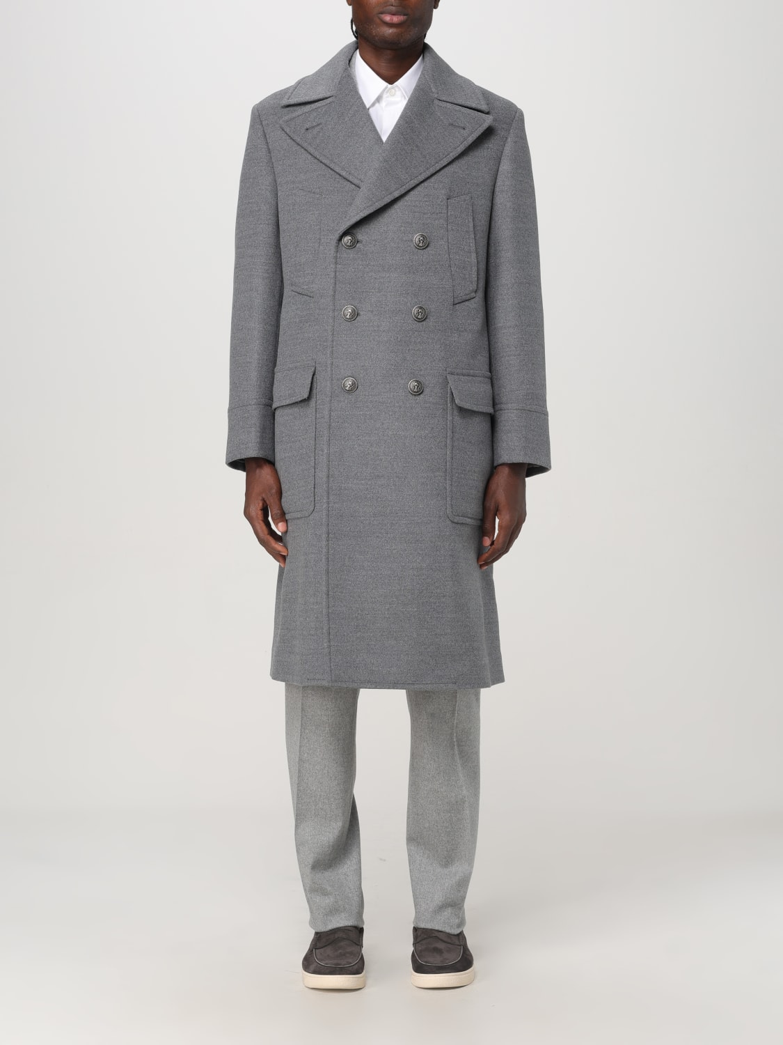 BRUNELLO CUCINELLI COAT: Coat men Brunello Cucinelli, Grey - Img 1