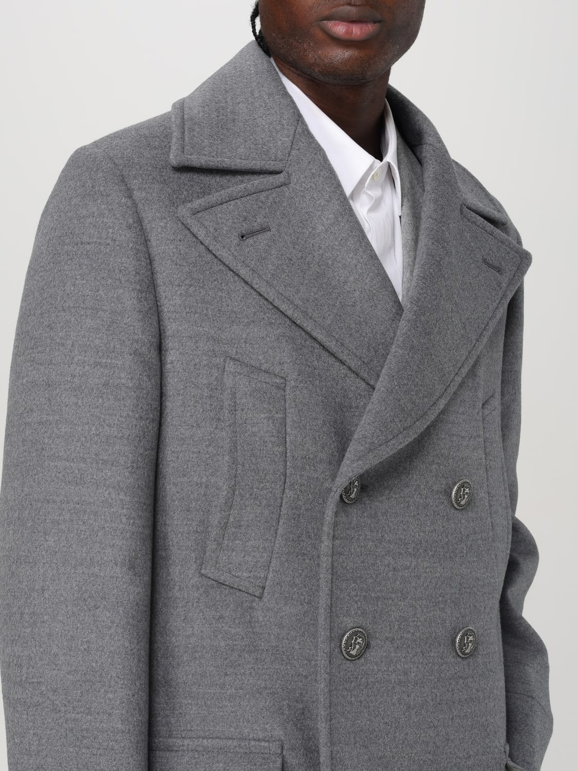 BRUNELLO CUCINELLI COAT: Coat men Brunello Cucinelli, Grey - Img 5