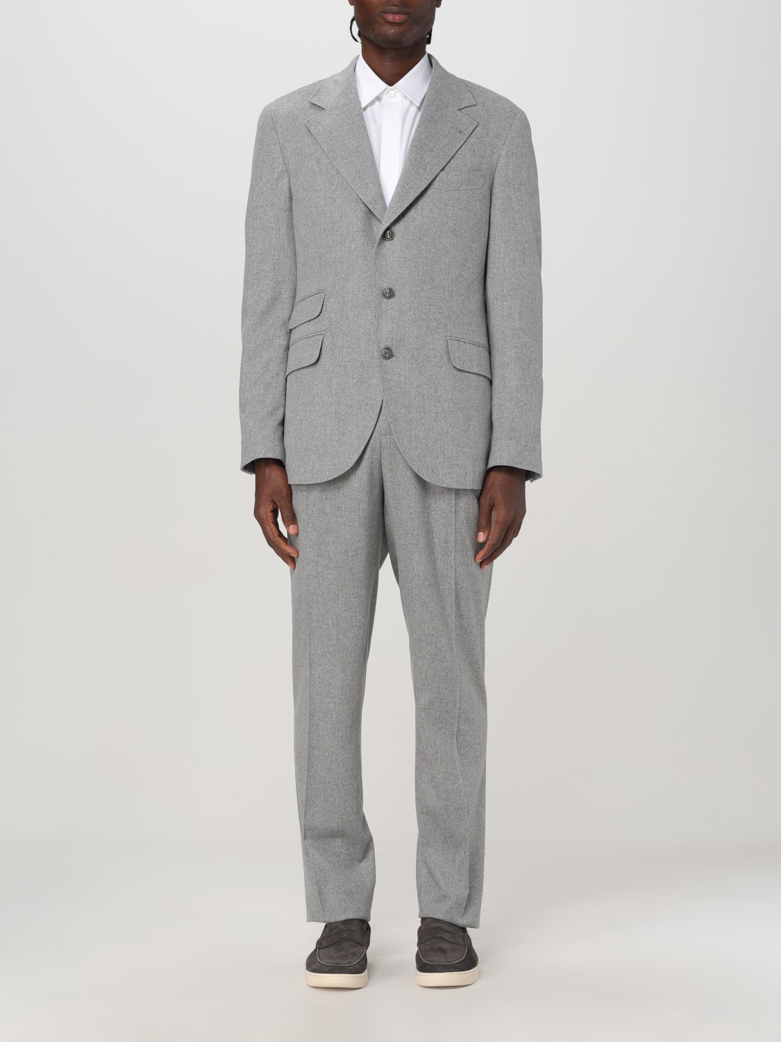 BRUNELLO CUCINELLI SUIT: Suit men Brunello Cucinelli, Pearl - Img 1