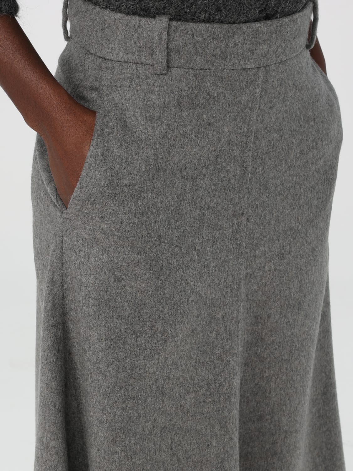 BRUNELLO CUCINELLI SKIRT: Skirt woman Brunello Cucinelli, Grey - Img 5